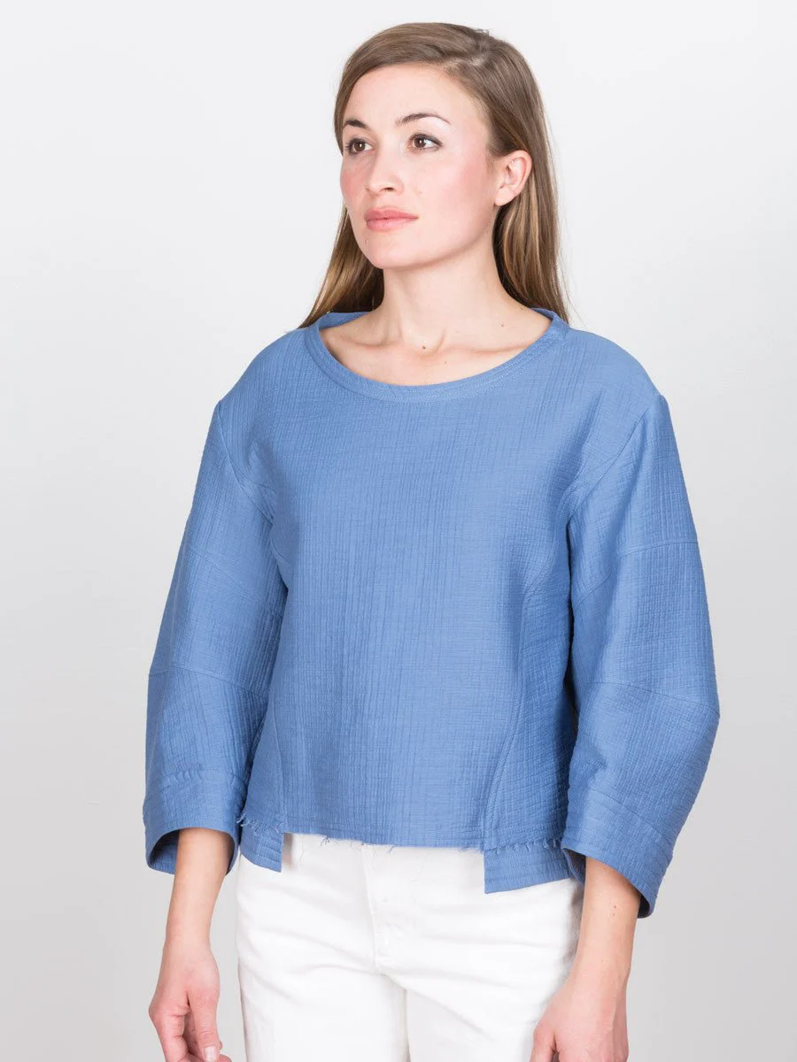 ramble top - azure - Image 2