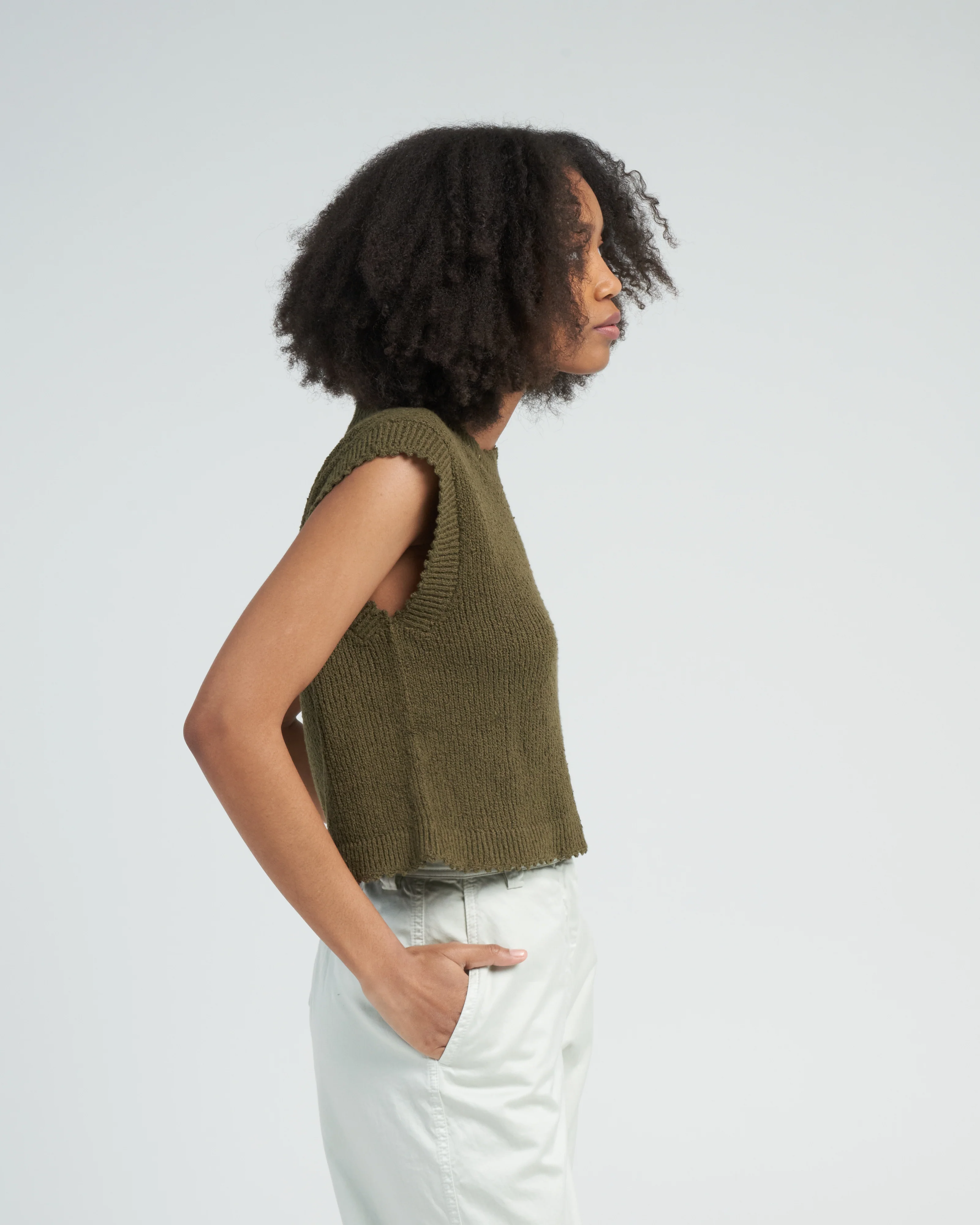 relent top - olive - Image 3