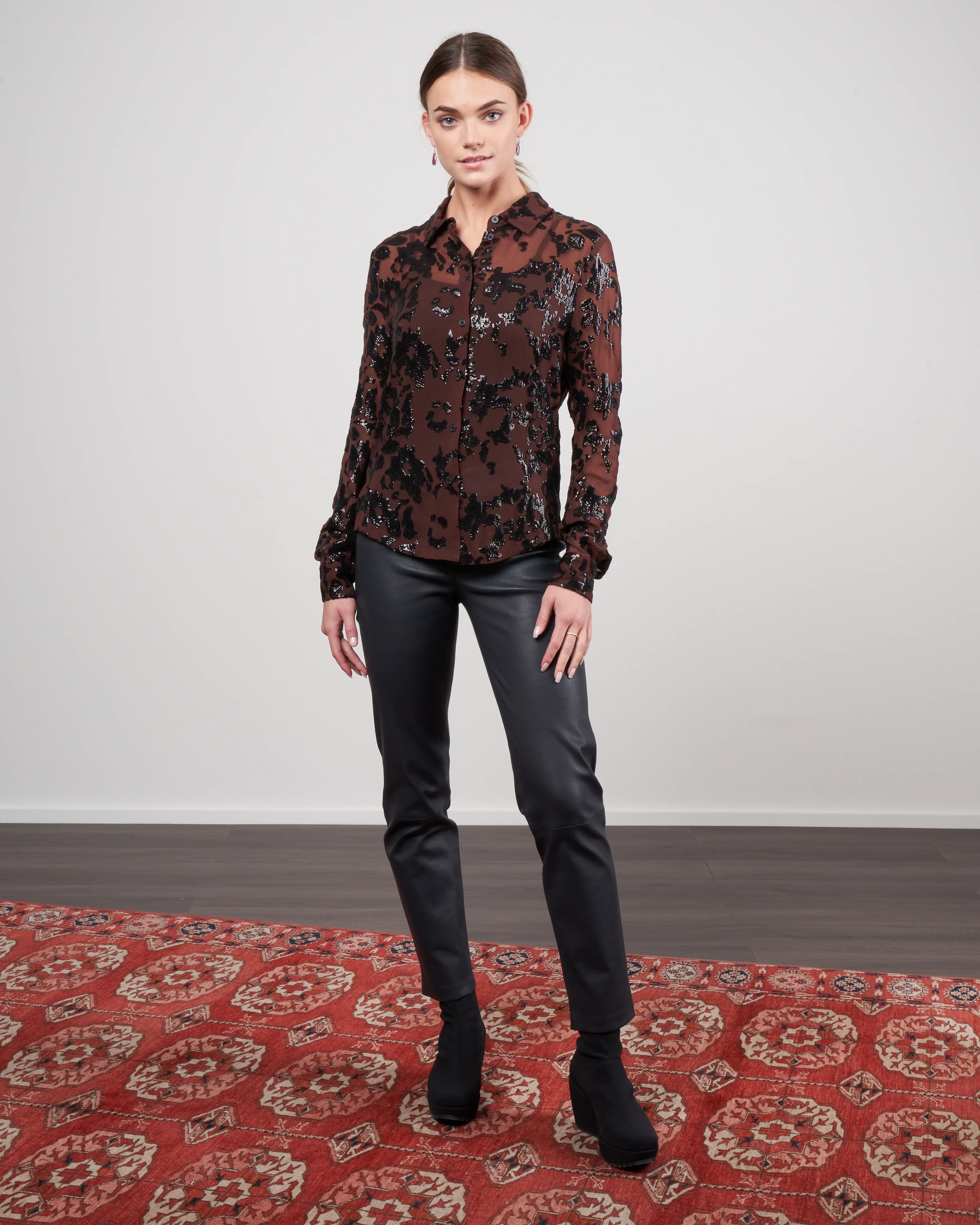 thyme shirt - black-brown - Image 2
