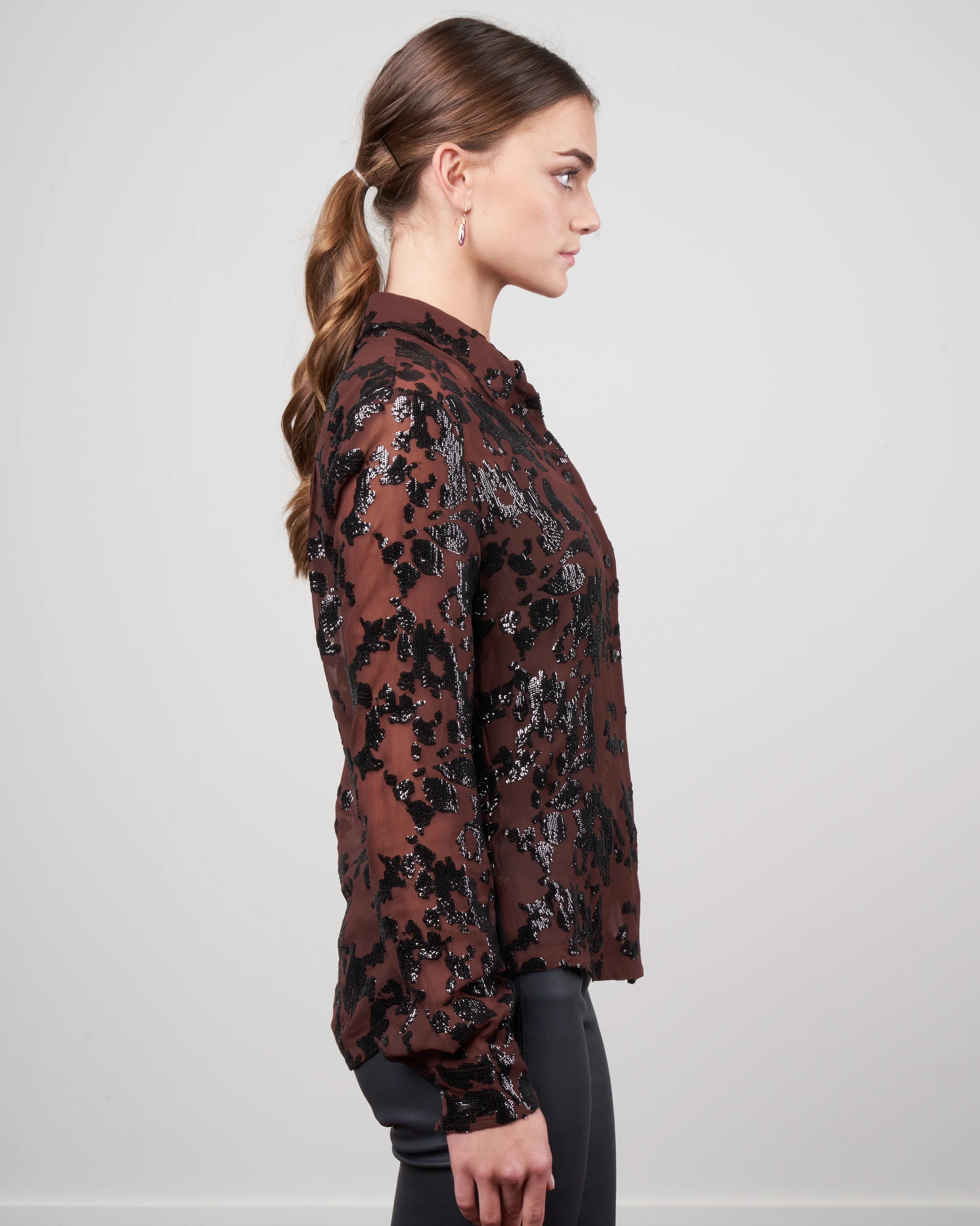 thyme shirt - black-brown - Image 3