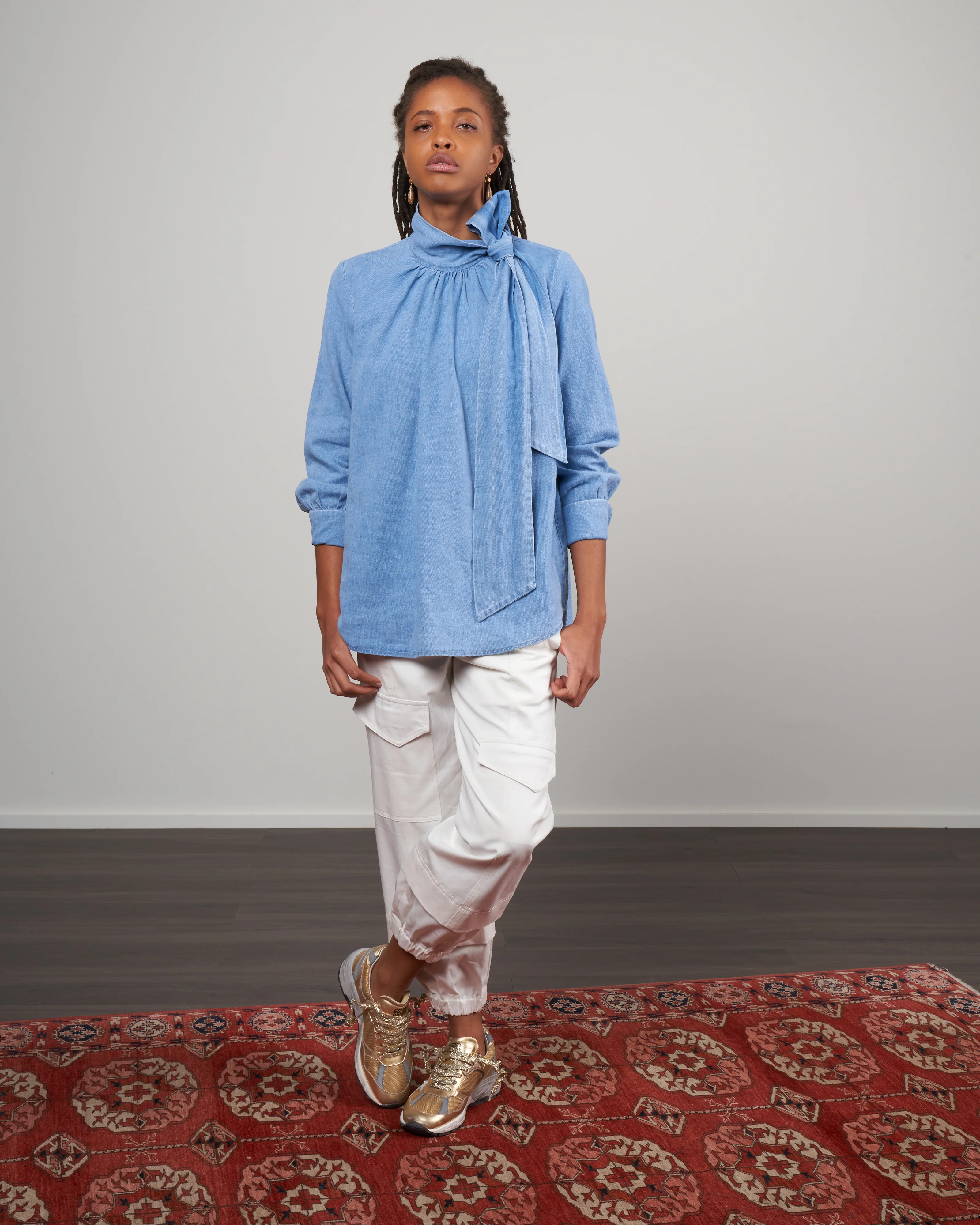 tie rite top - baby blue - Image 2