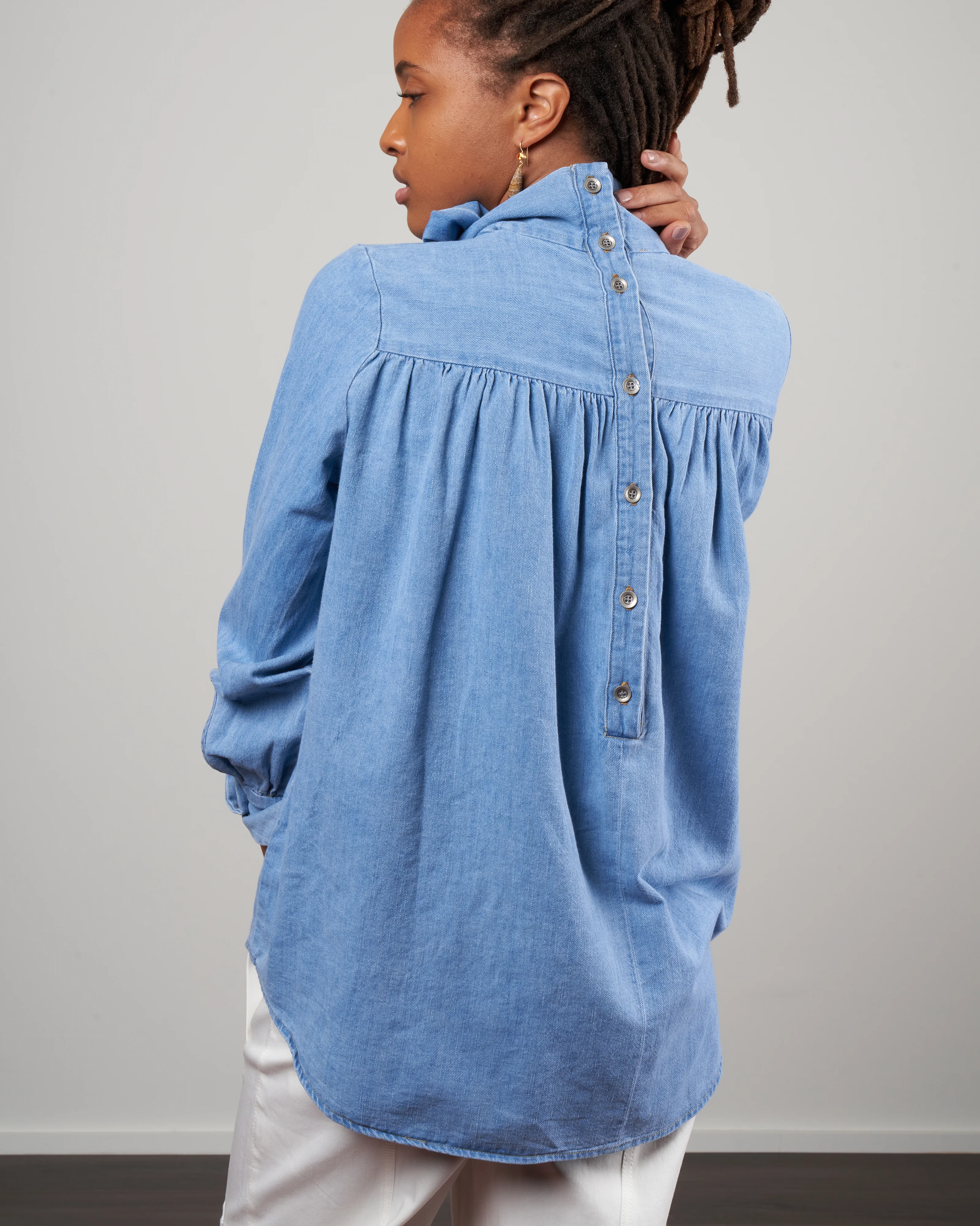 tie rite top - baby blue - Image 4