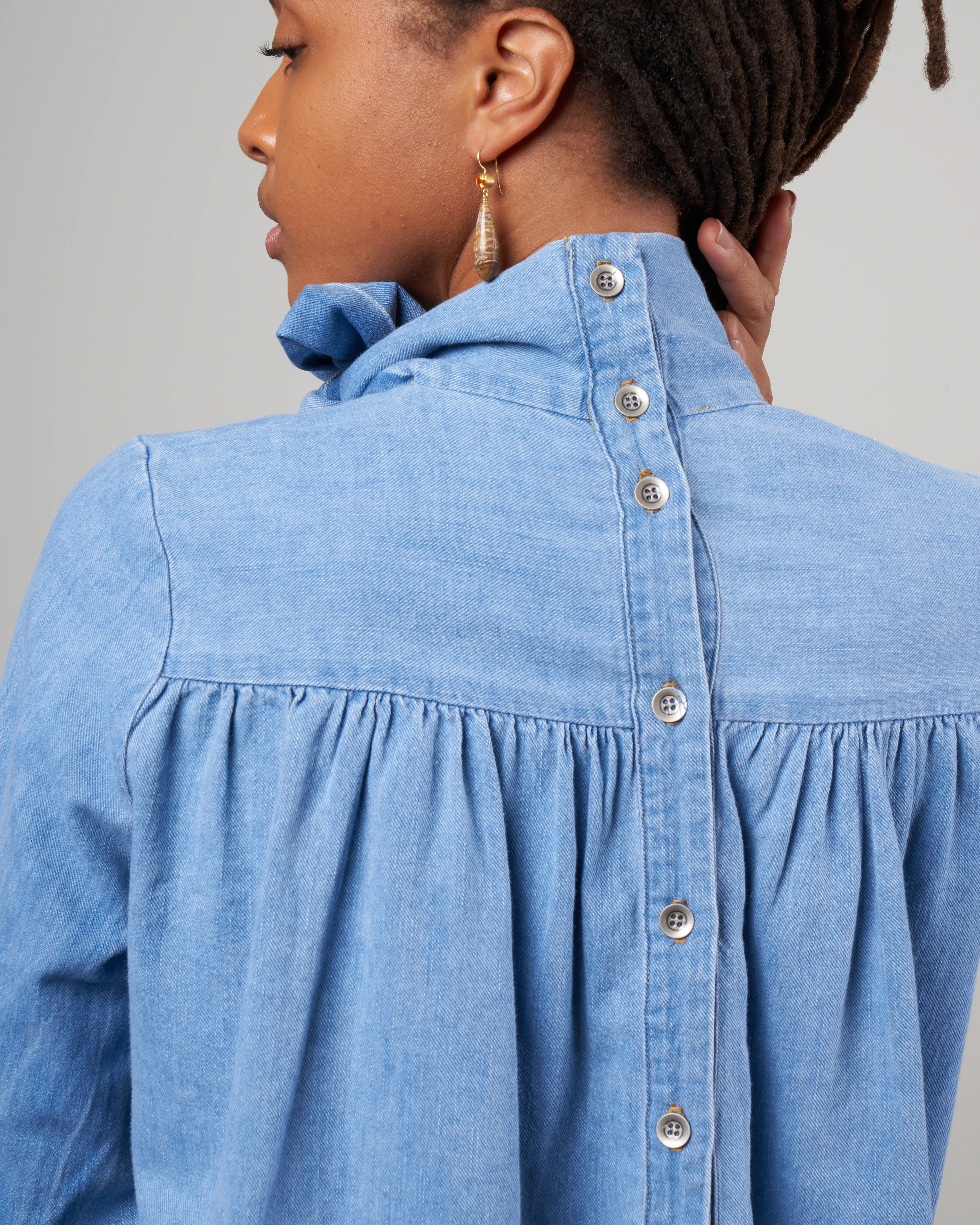 tie rite top - baby blue - Image 5
