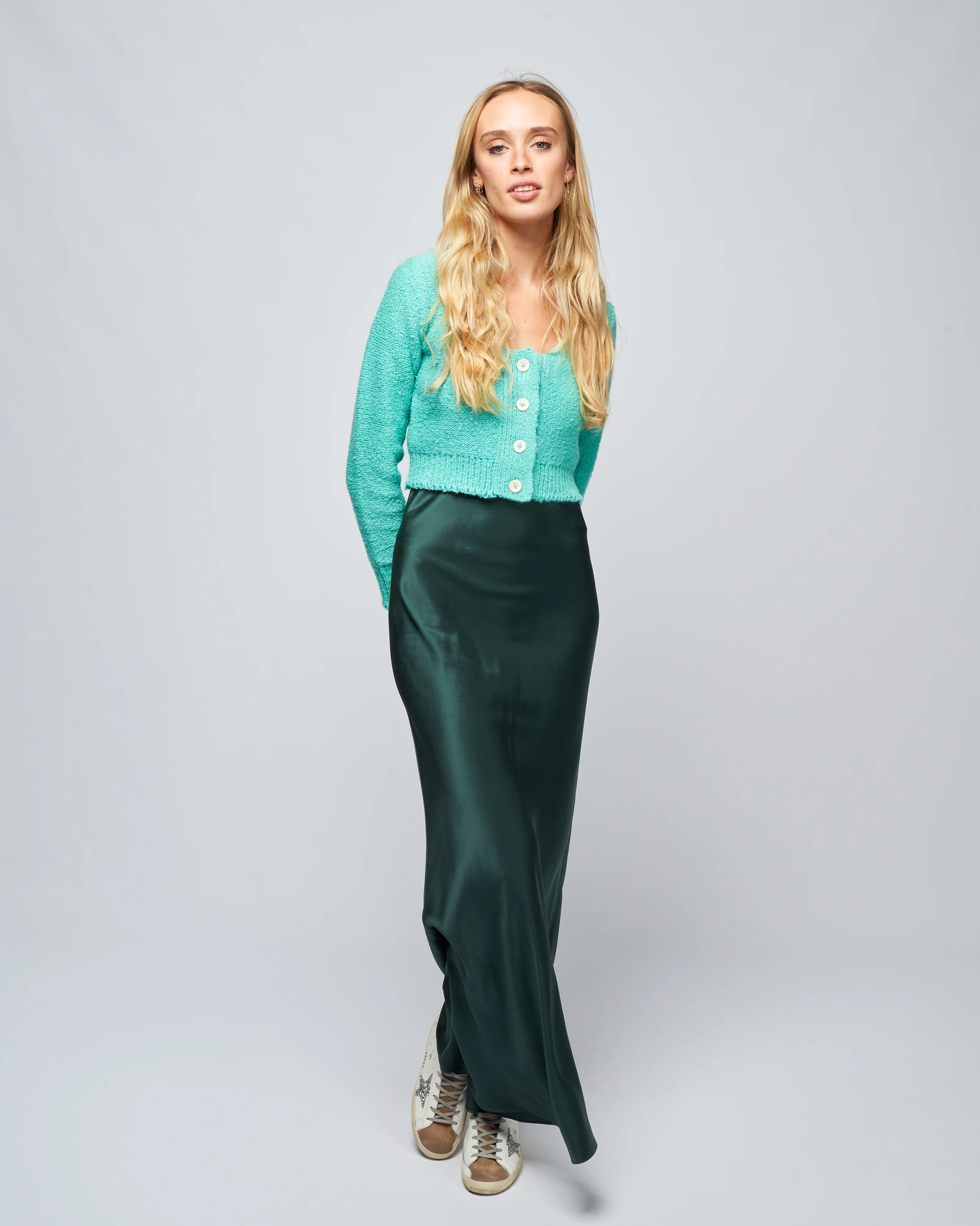 toledo cardi - aqua - Image 2