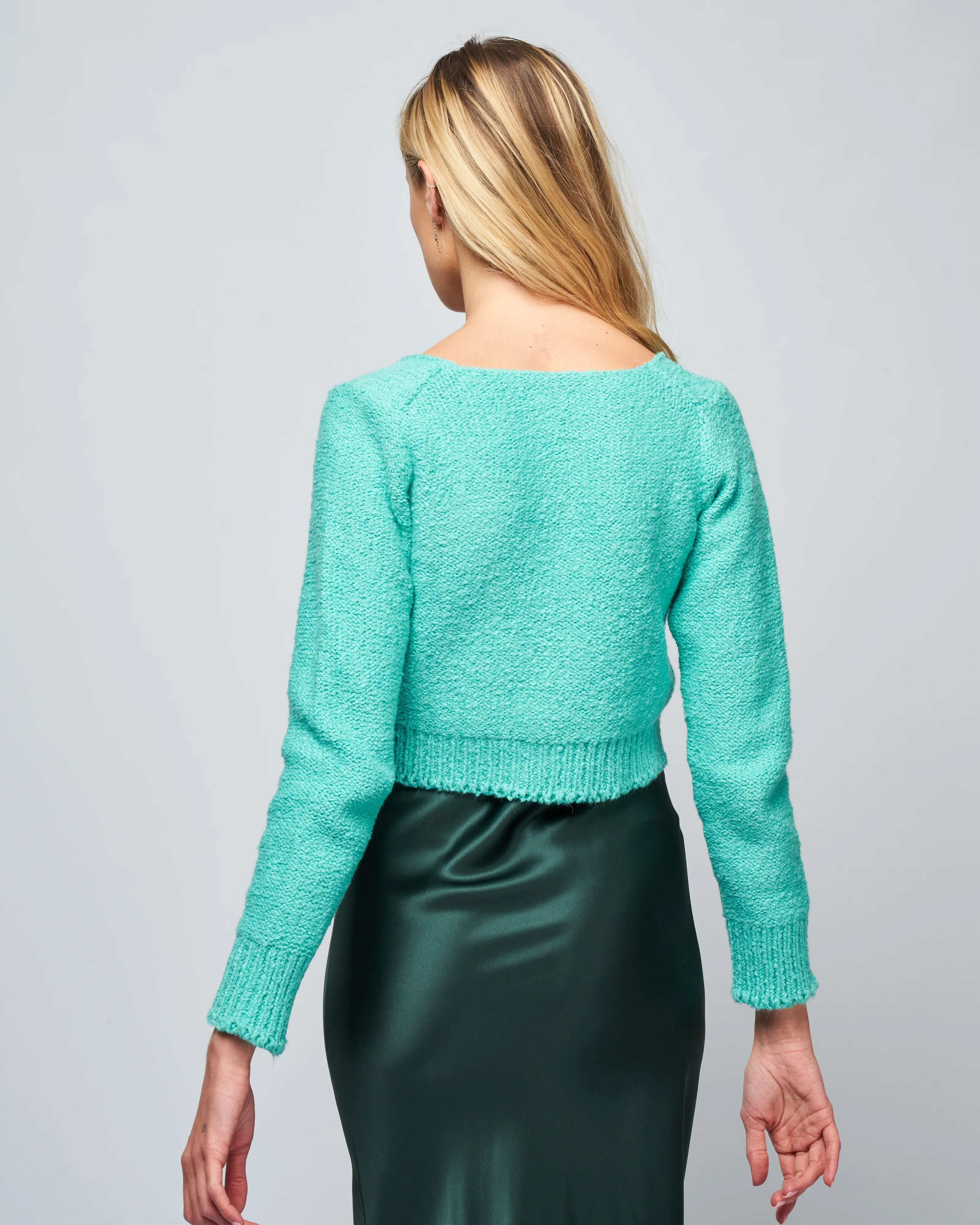 toledo cardi - aqua - Image 4