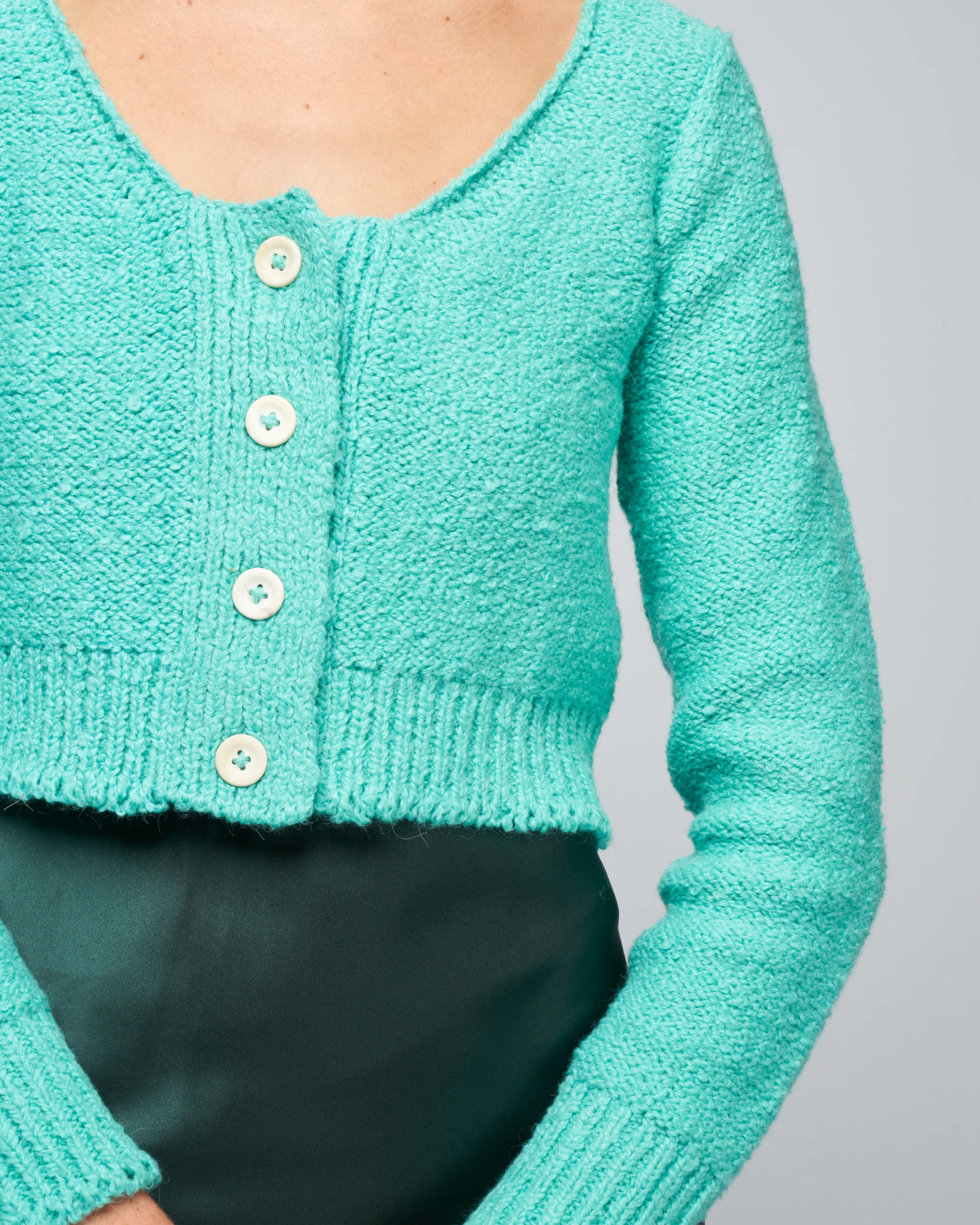 toledo cardi - aqua - Image 5