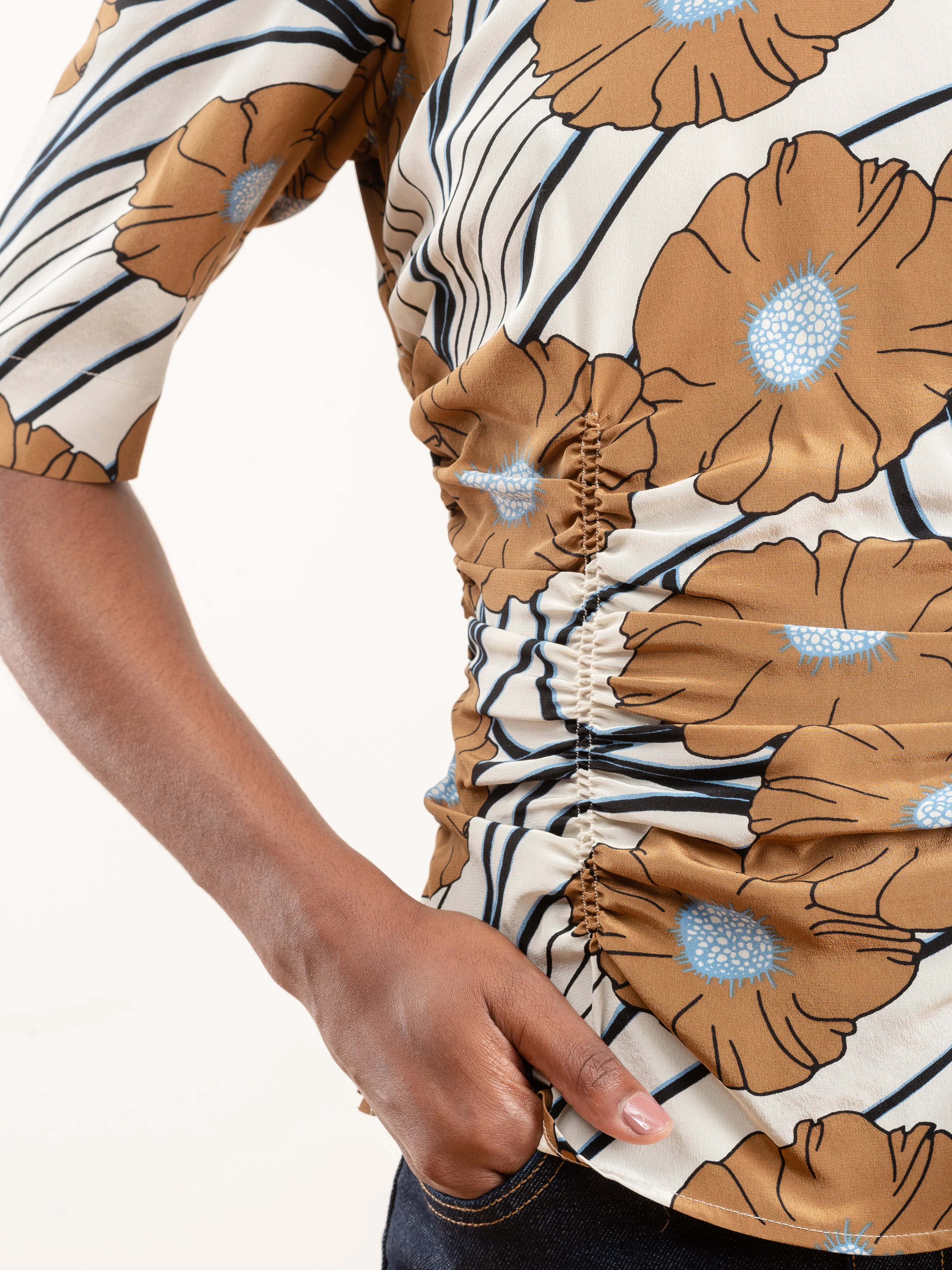 trifle top - khaki - Image 7