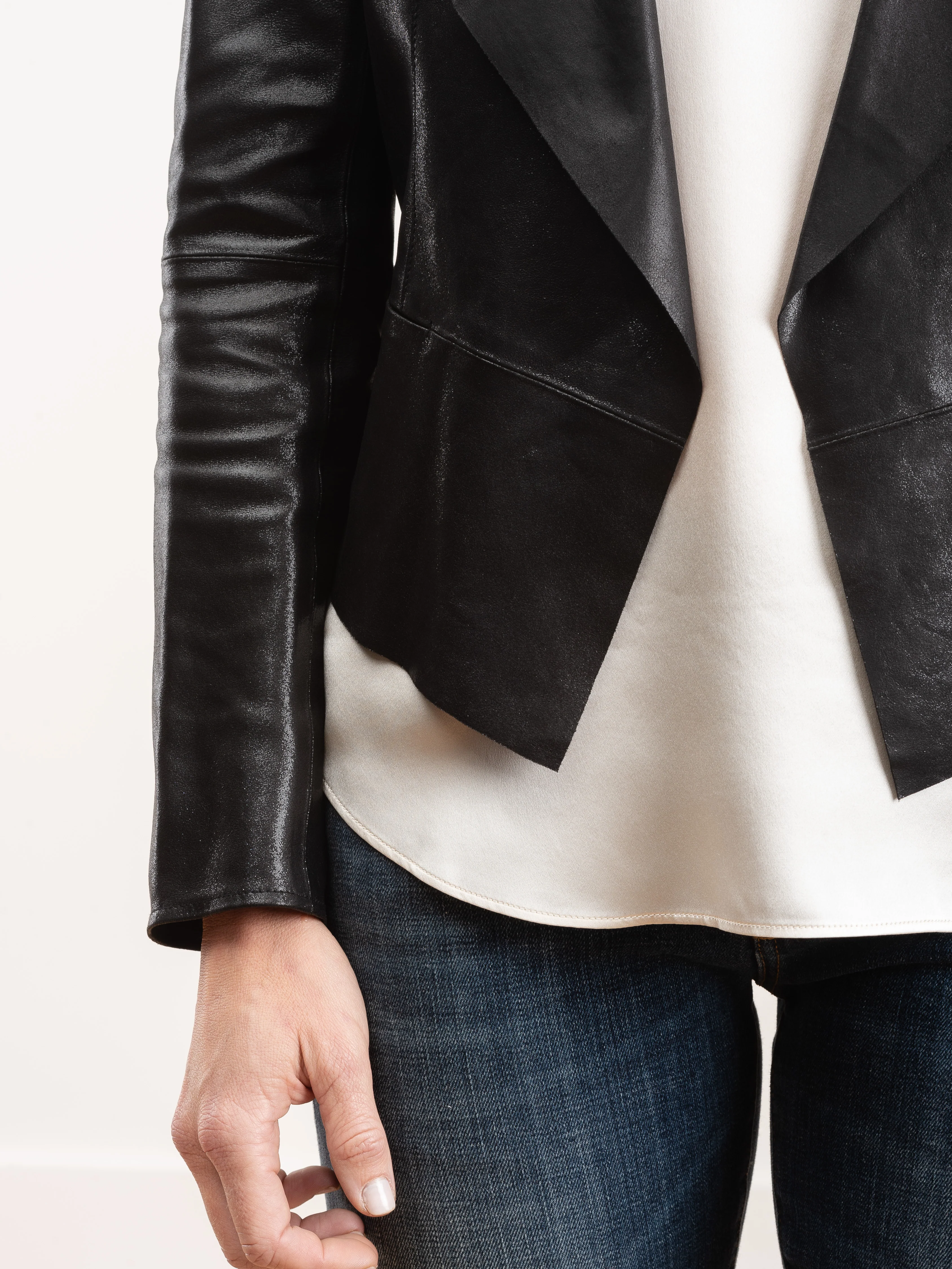 film coated cardigan - Image 6