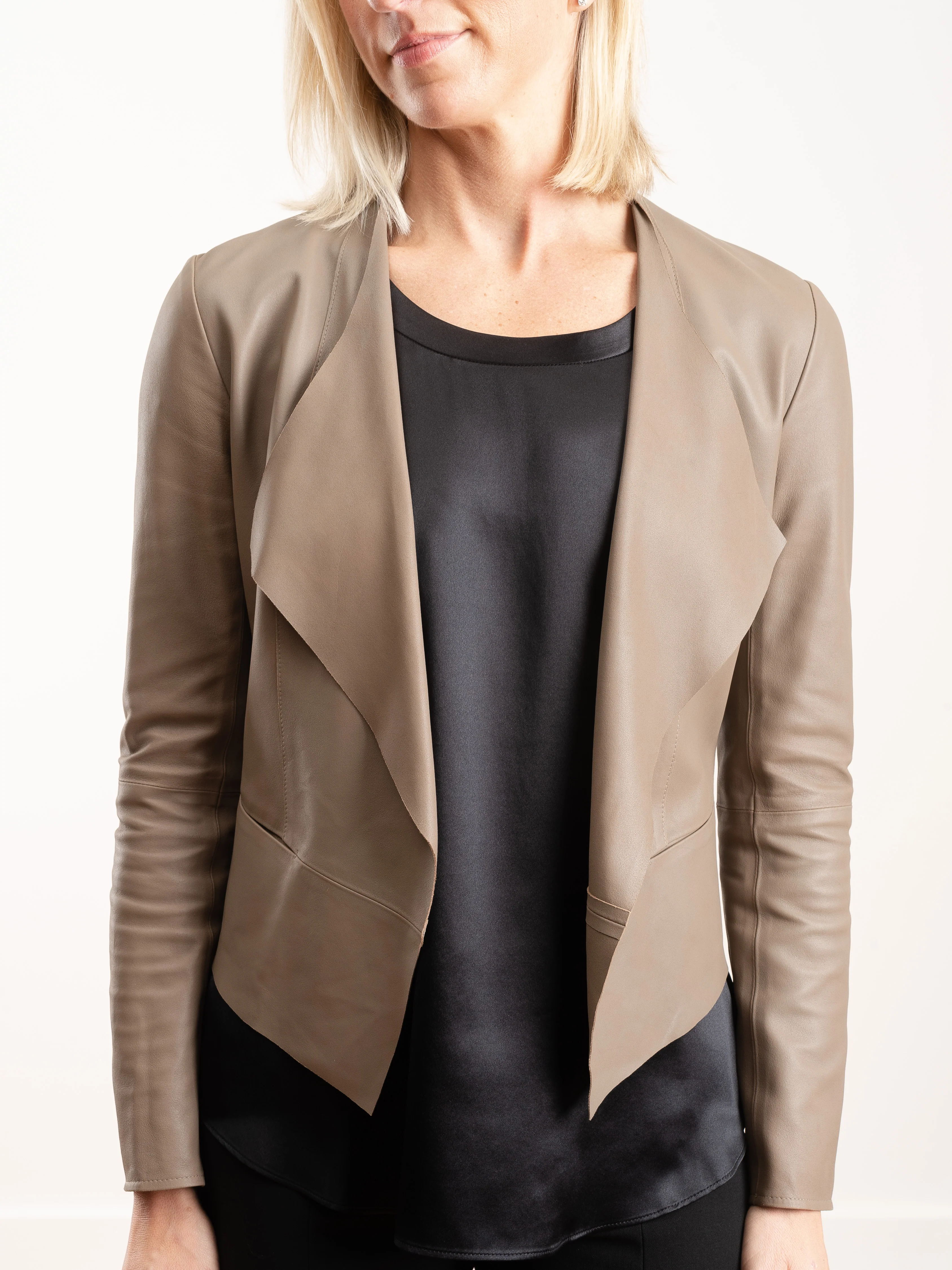 square hem cardigan - Image 4