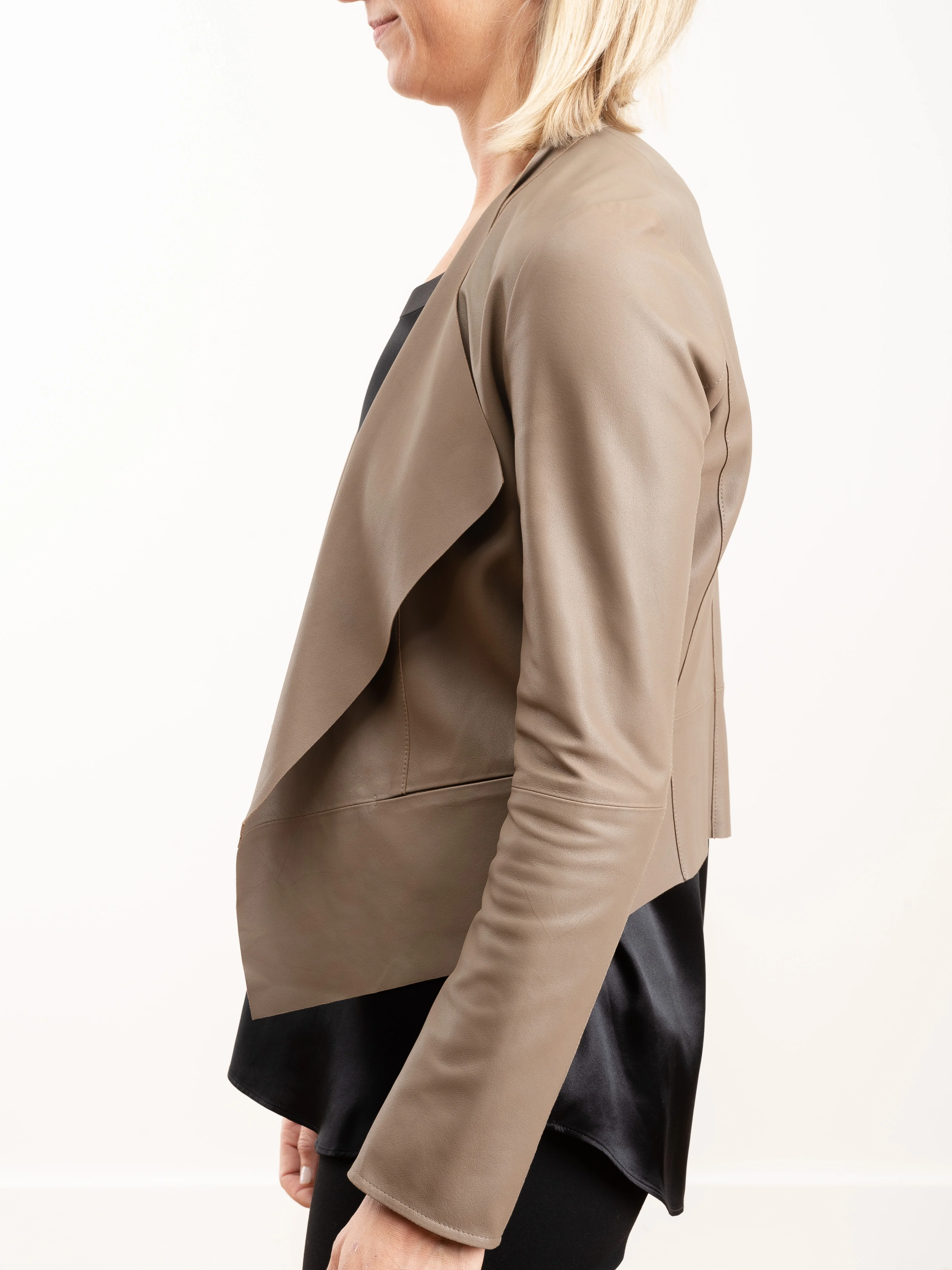 square hem cardigan - Image 5