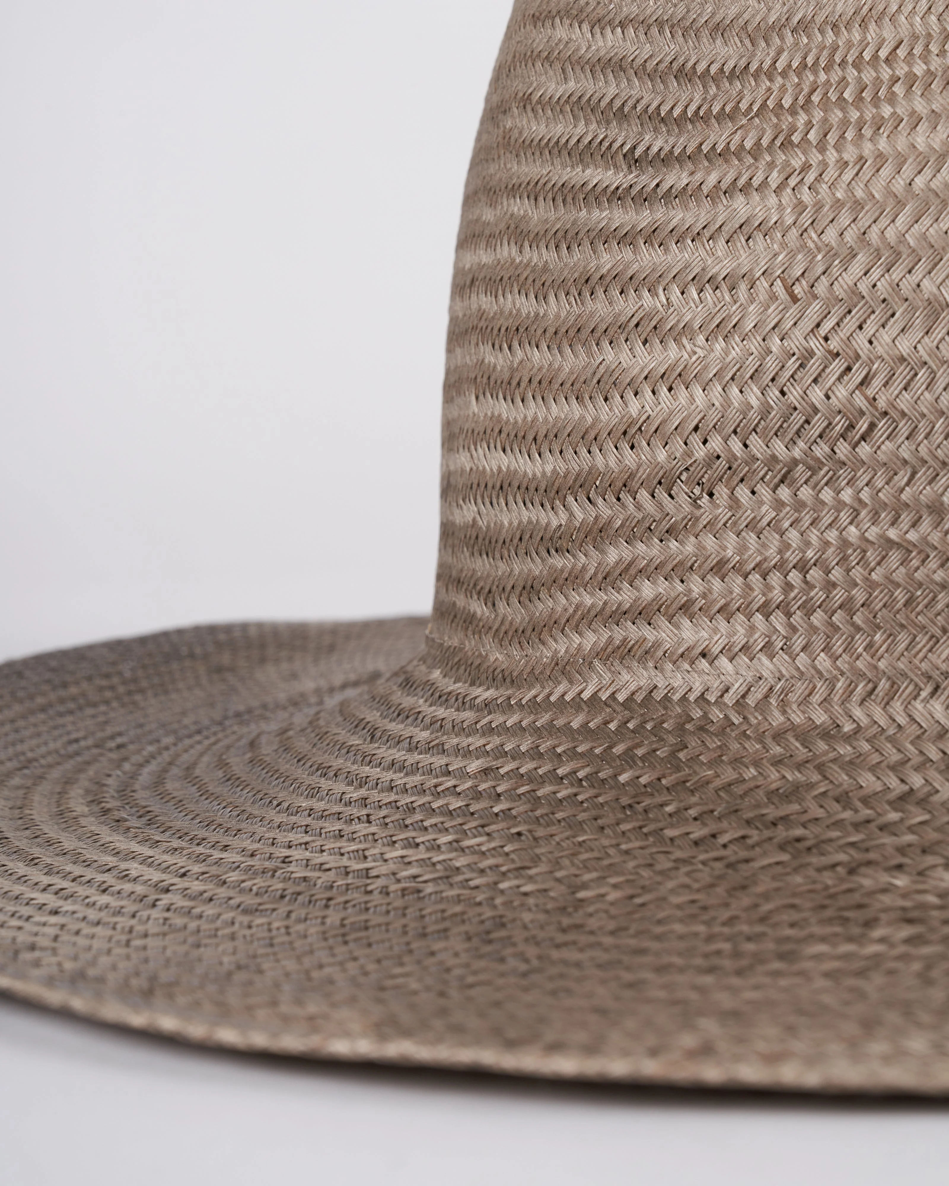 hat - straw light grey - Image 3