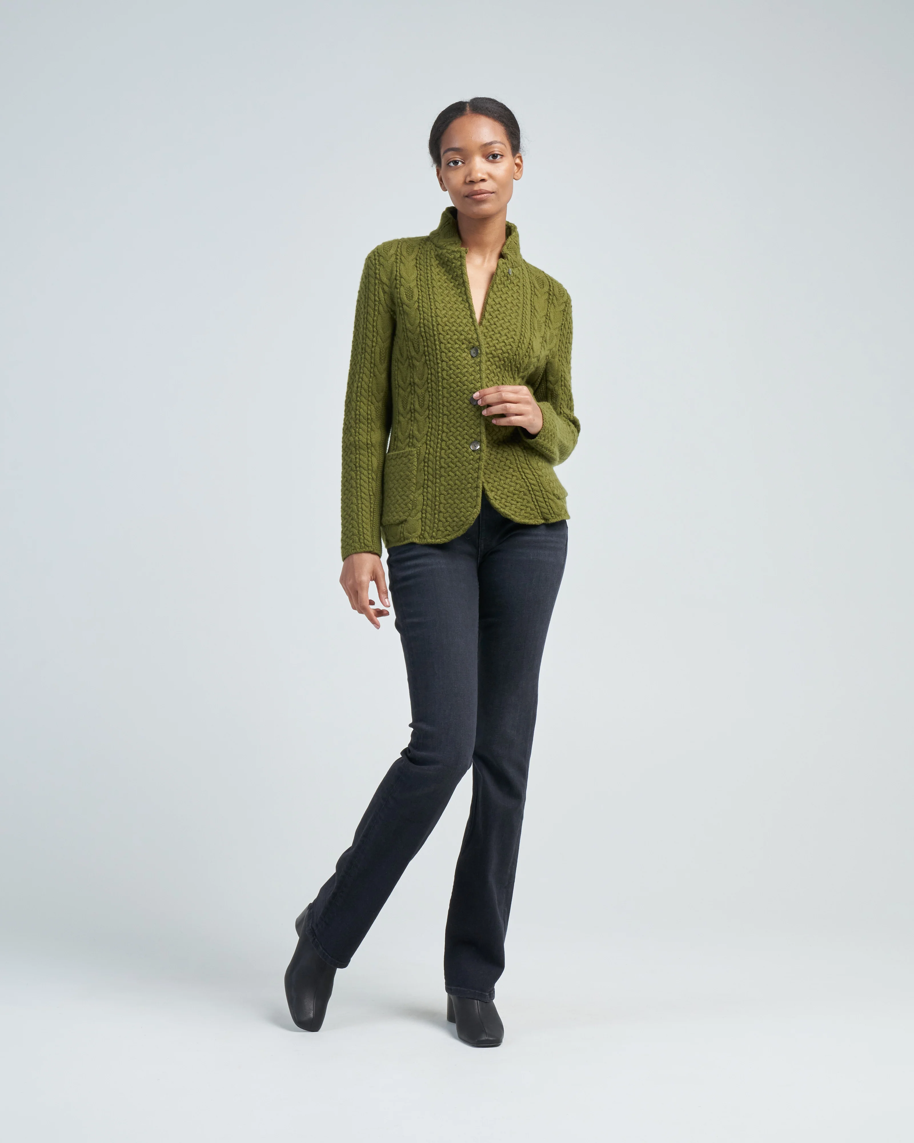 cashmere aran jacket - Image 2