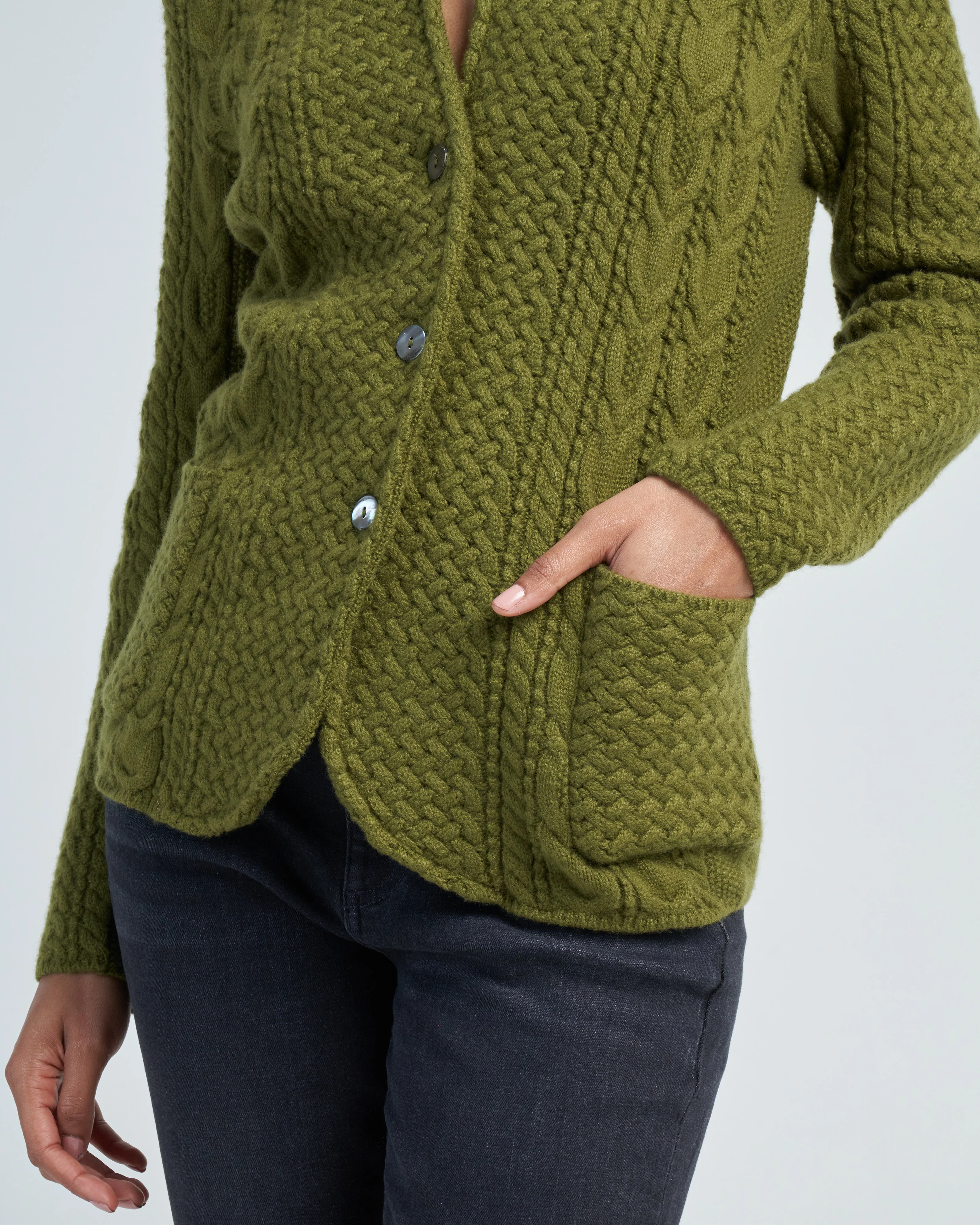 cashmere aran jacket - Image 5