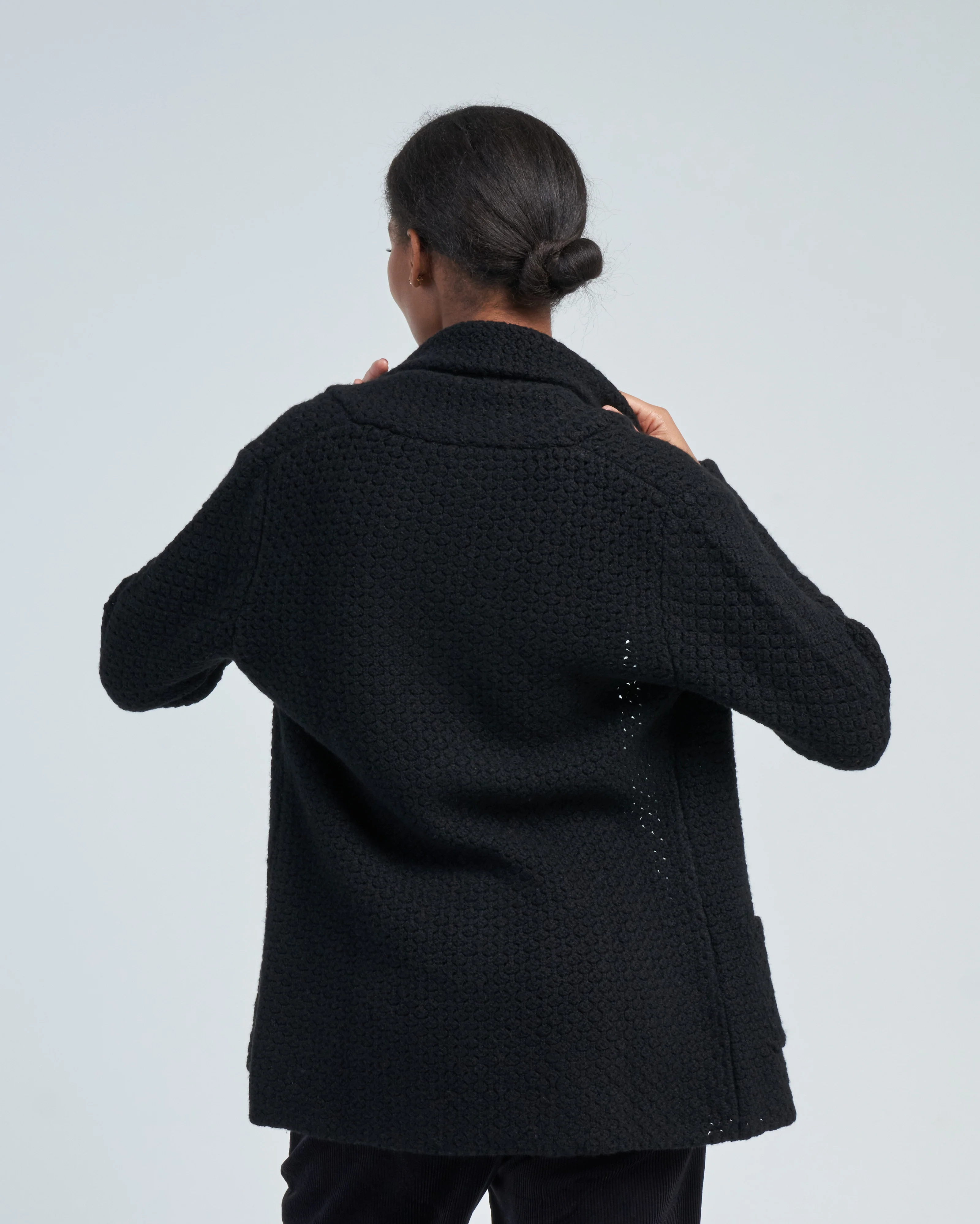 cashmere shawl collar cardigan - Image 4