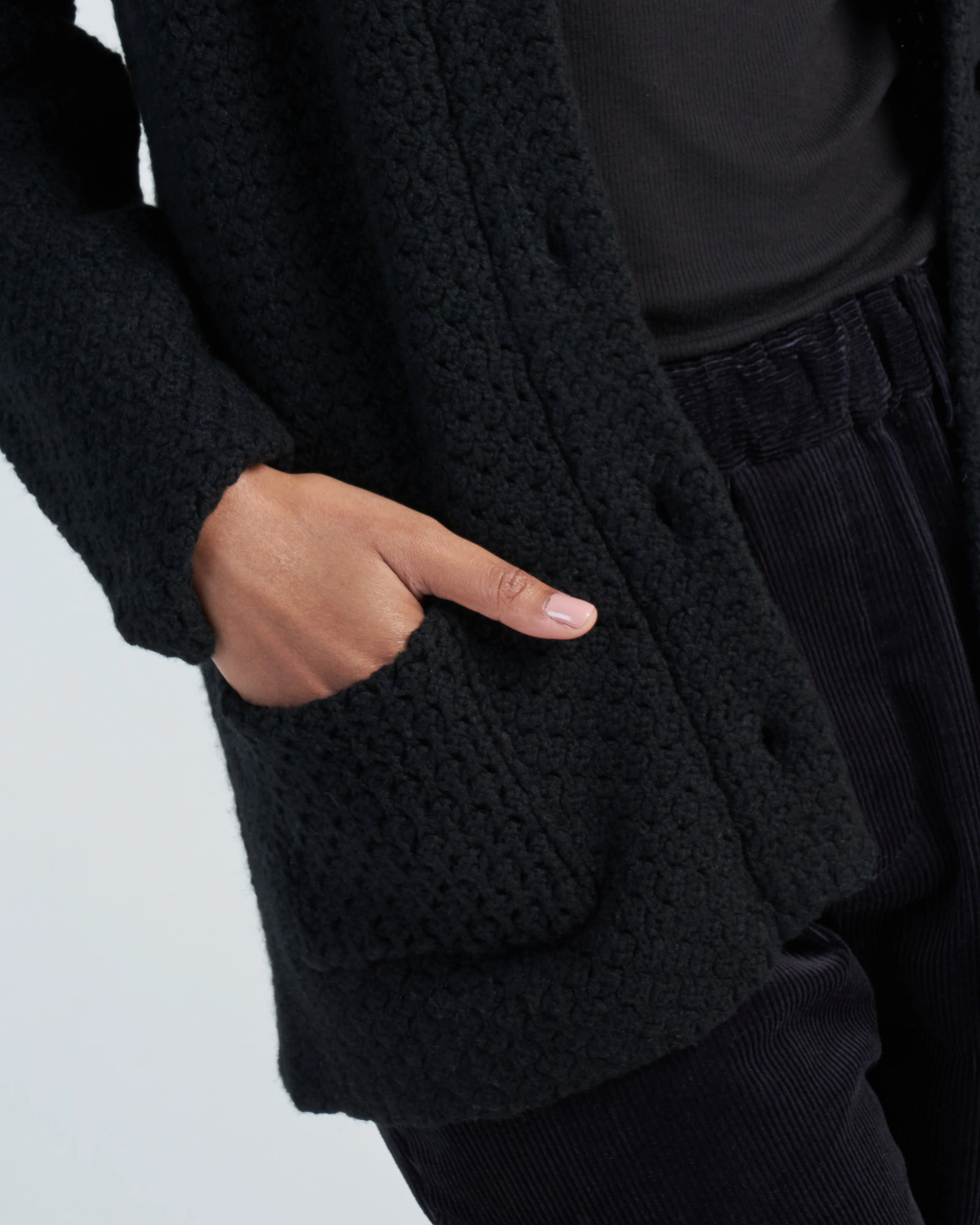 cashmere shawl collar cardigan - Image 5