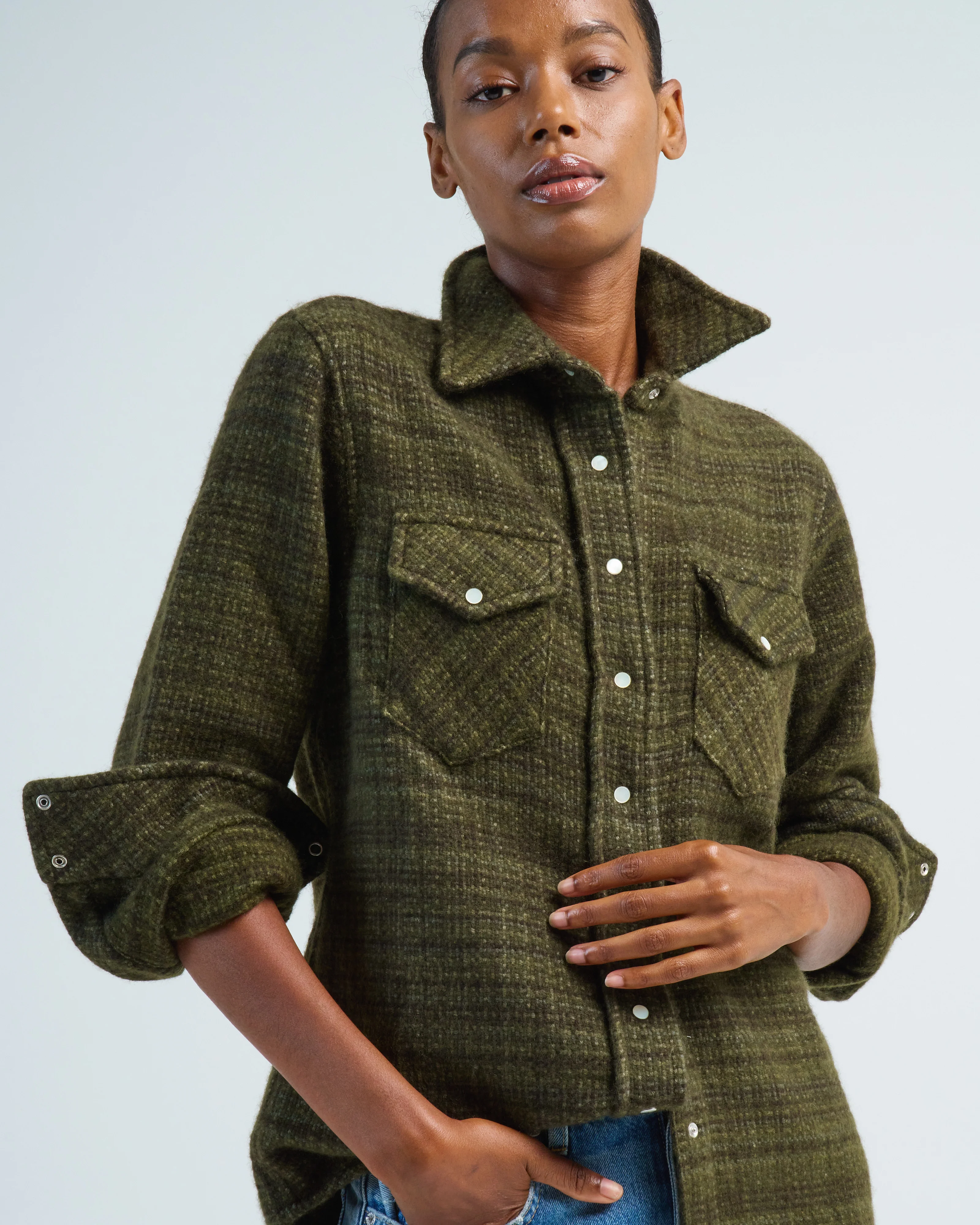 overdye snap shirt - Image 5