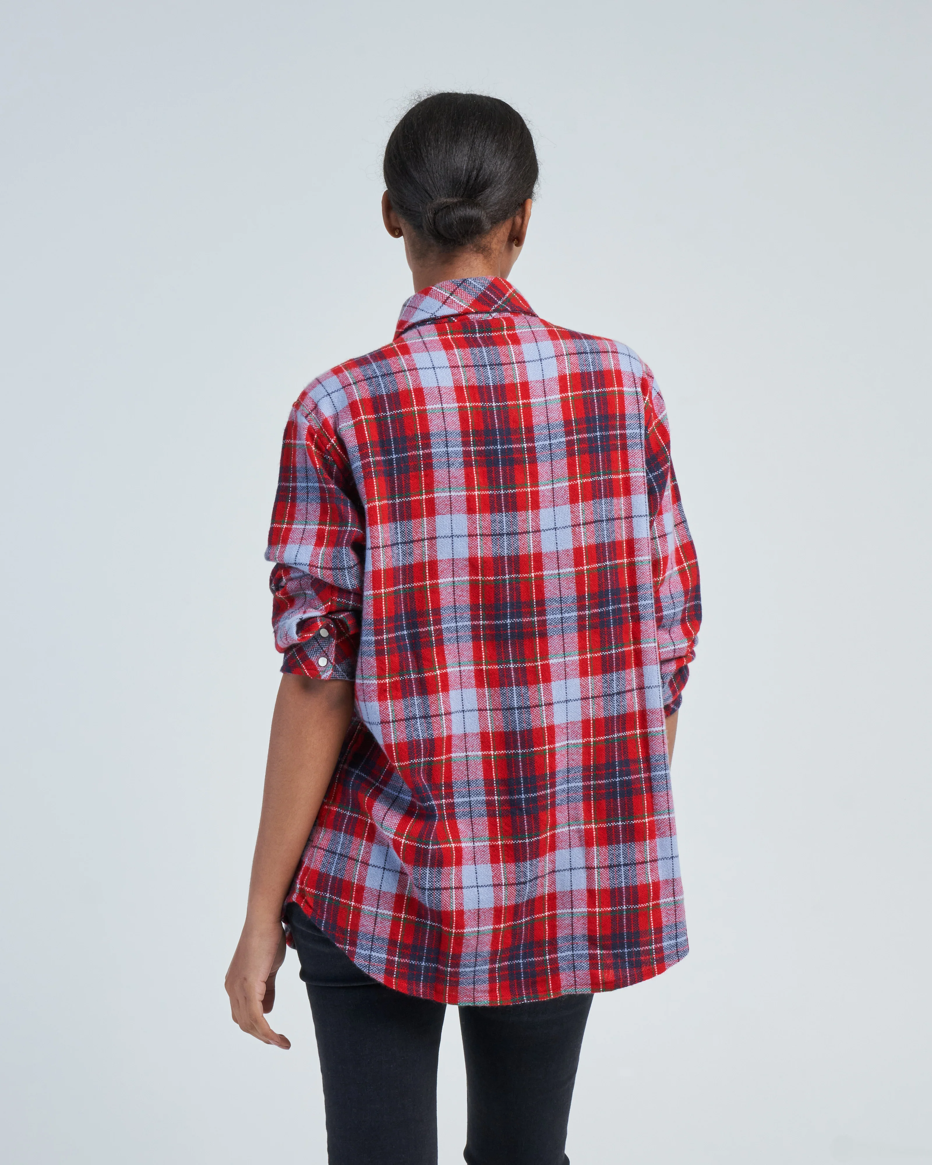 reg cashmere snap shirt - Image 4