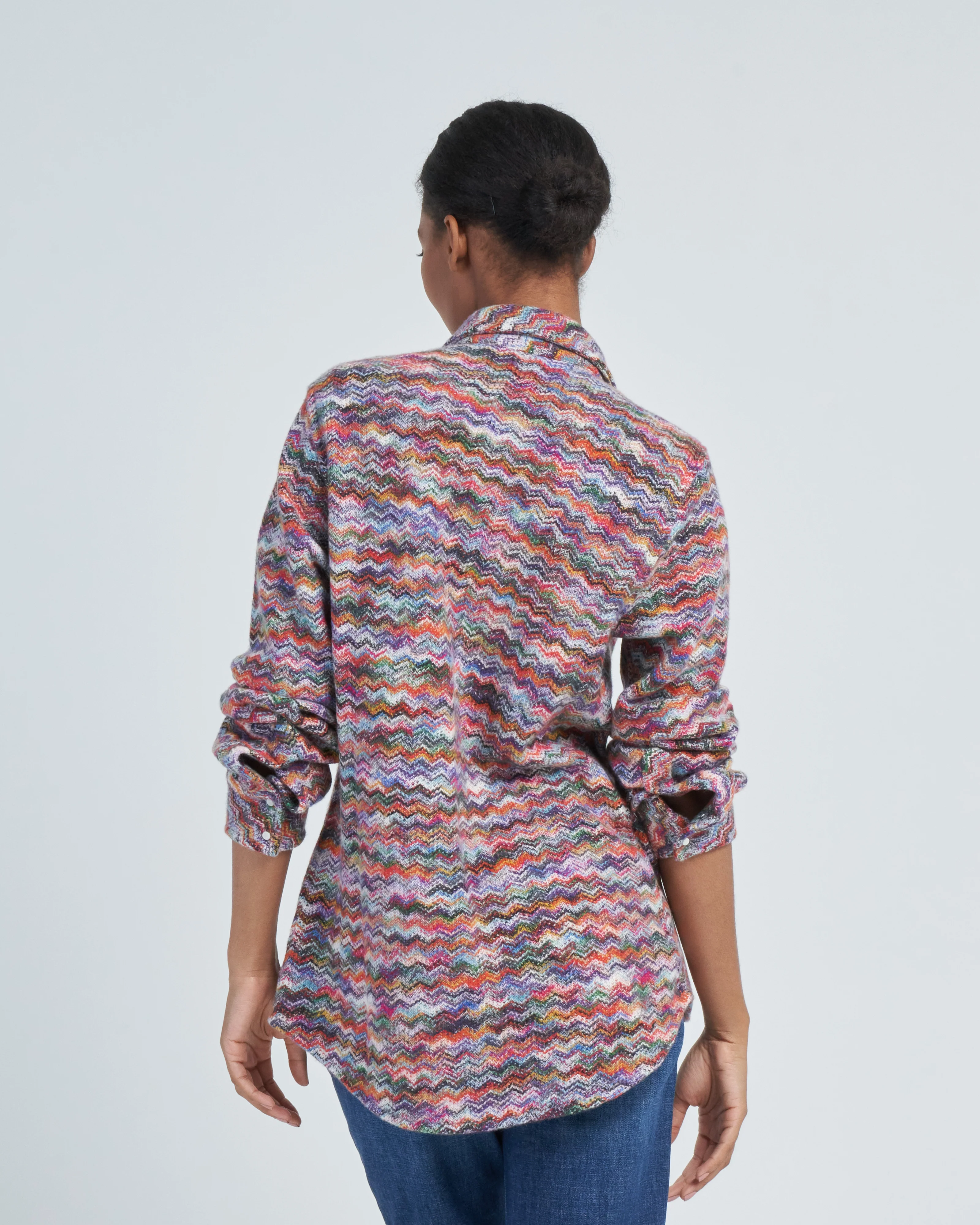 zig zag cashmere shirt - Image 4