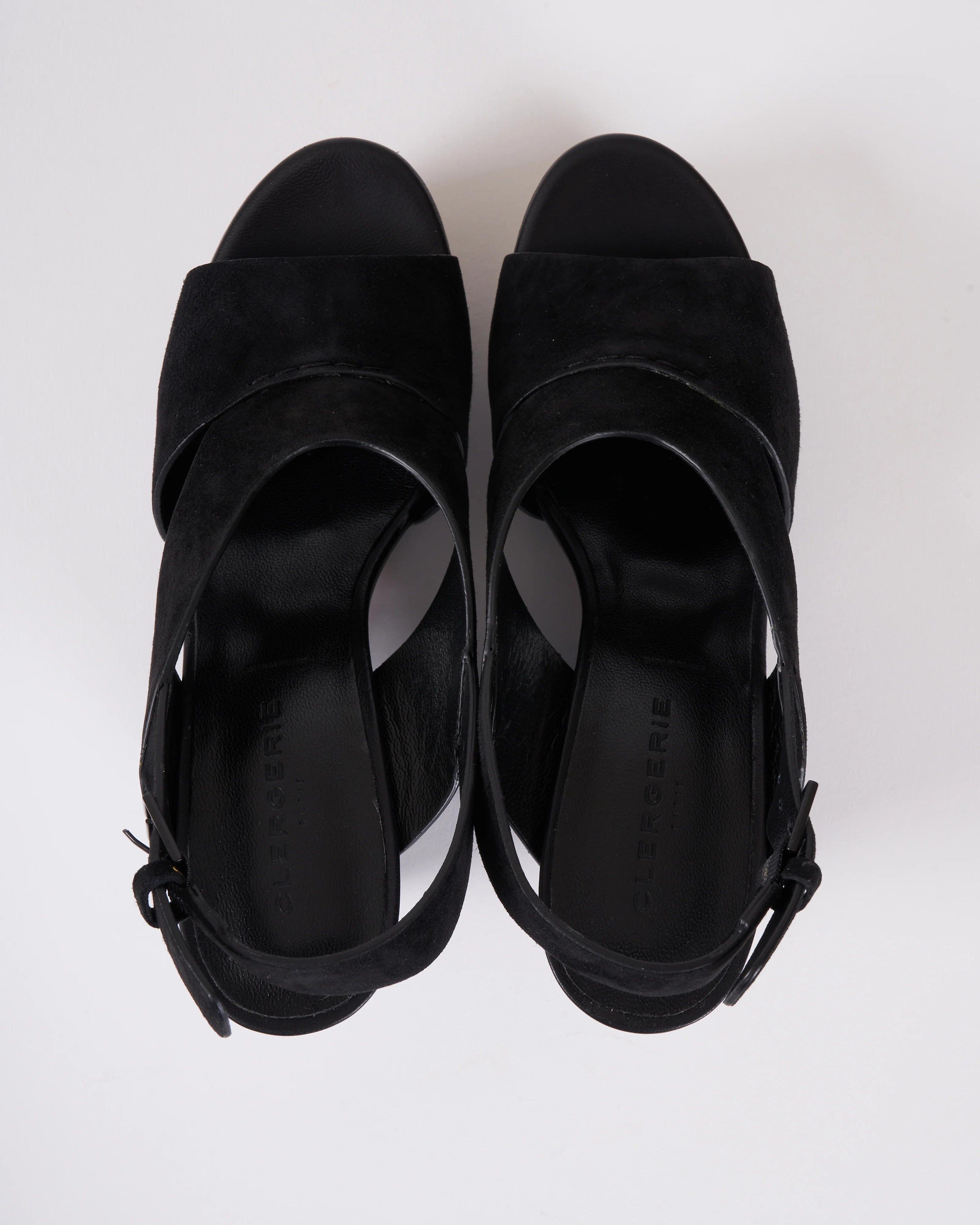 dava wedge - black suede - Image 4