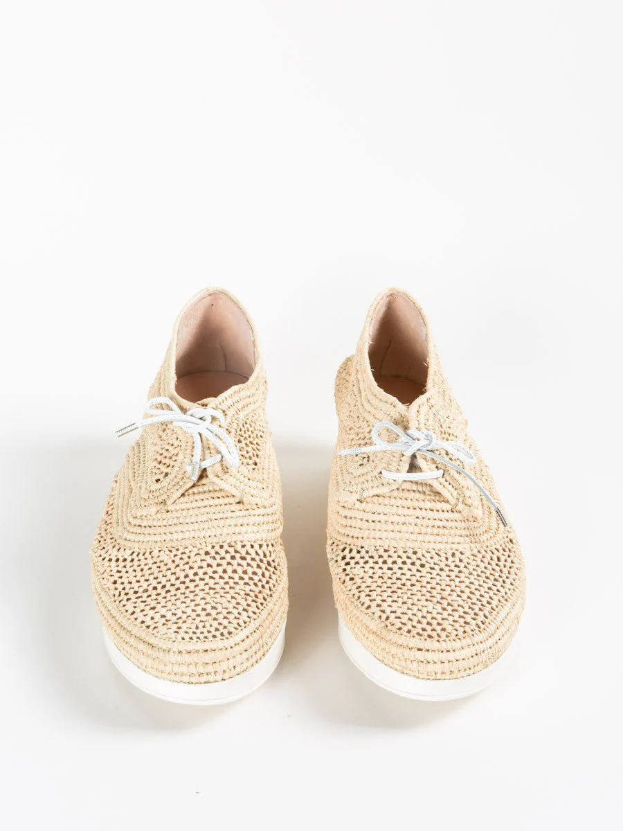 raffia wedge sneaker - Image 3