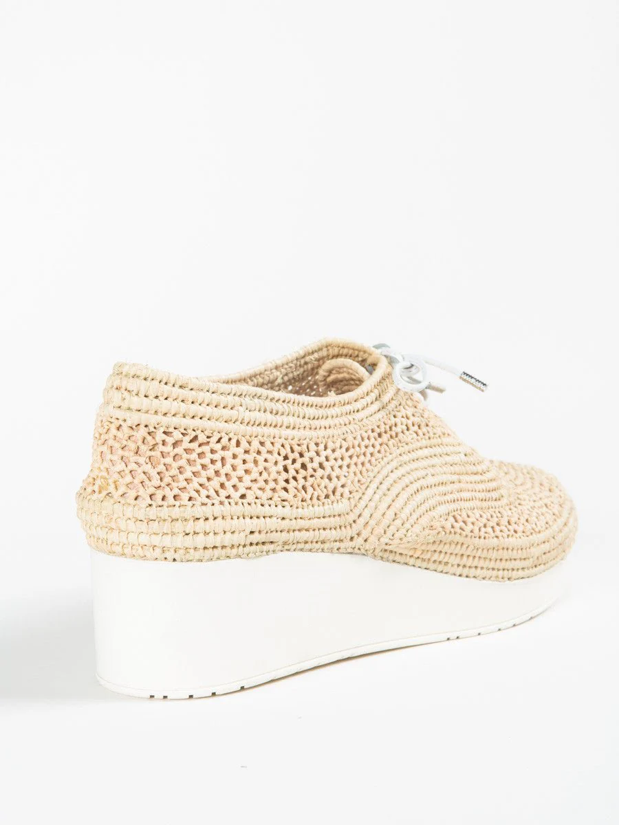raffia wedge sneaker - Image 5