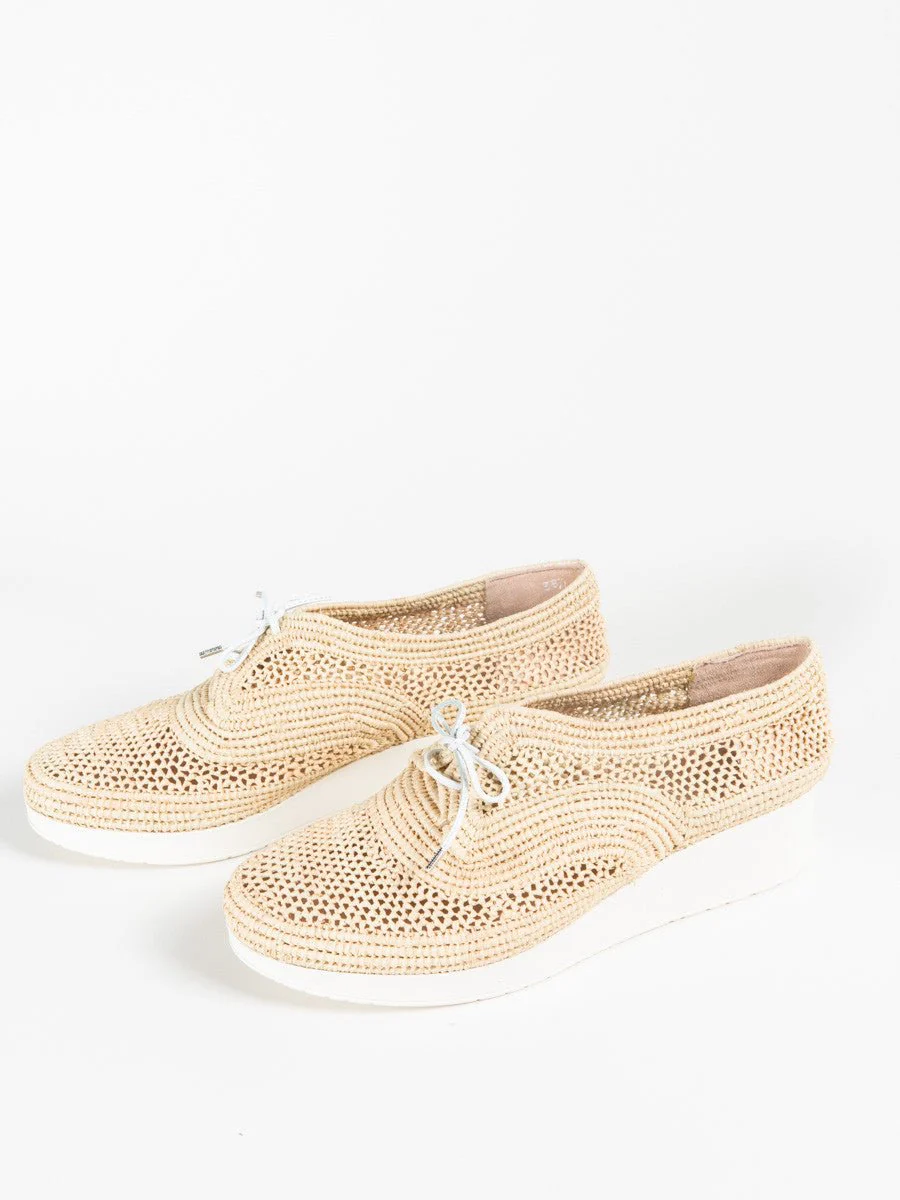 raffia wedge sneaker - Image 6