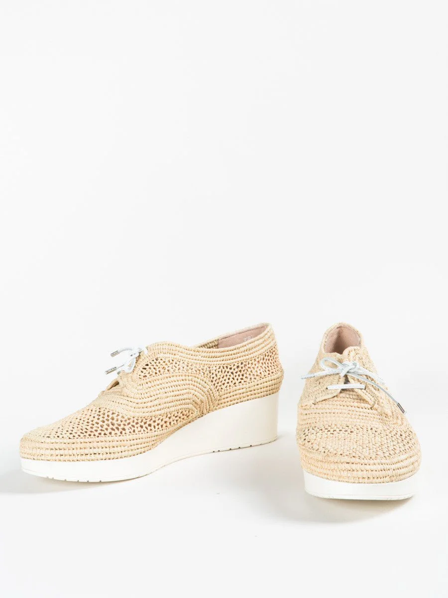 raffia wedge sneaker - Image 7
