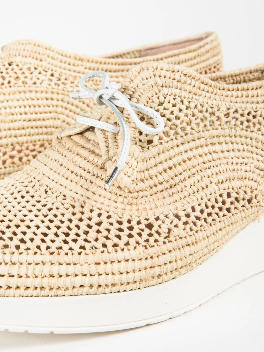 raffia wedge sneaker - Image 8