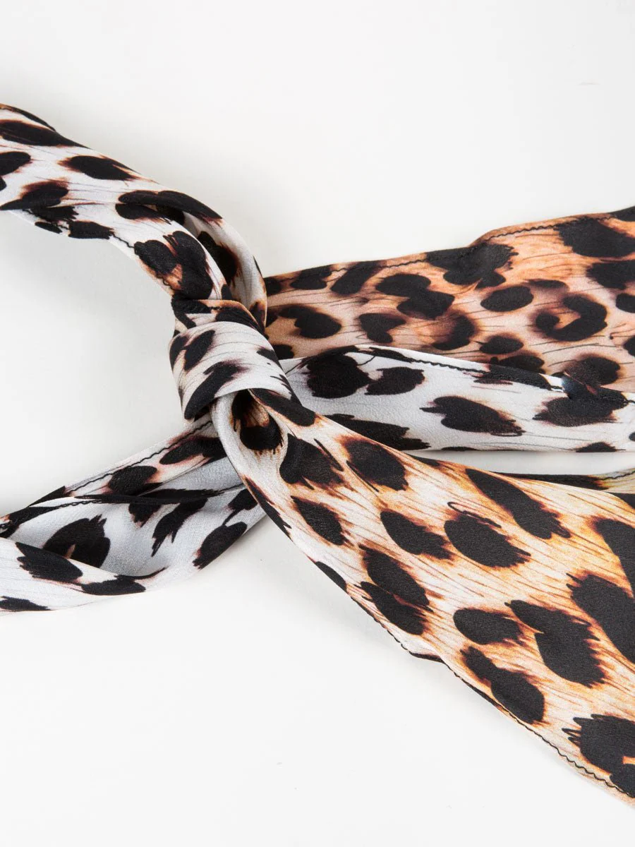 leopard's teeth scarf - gold - Image 3