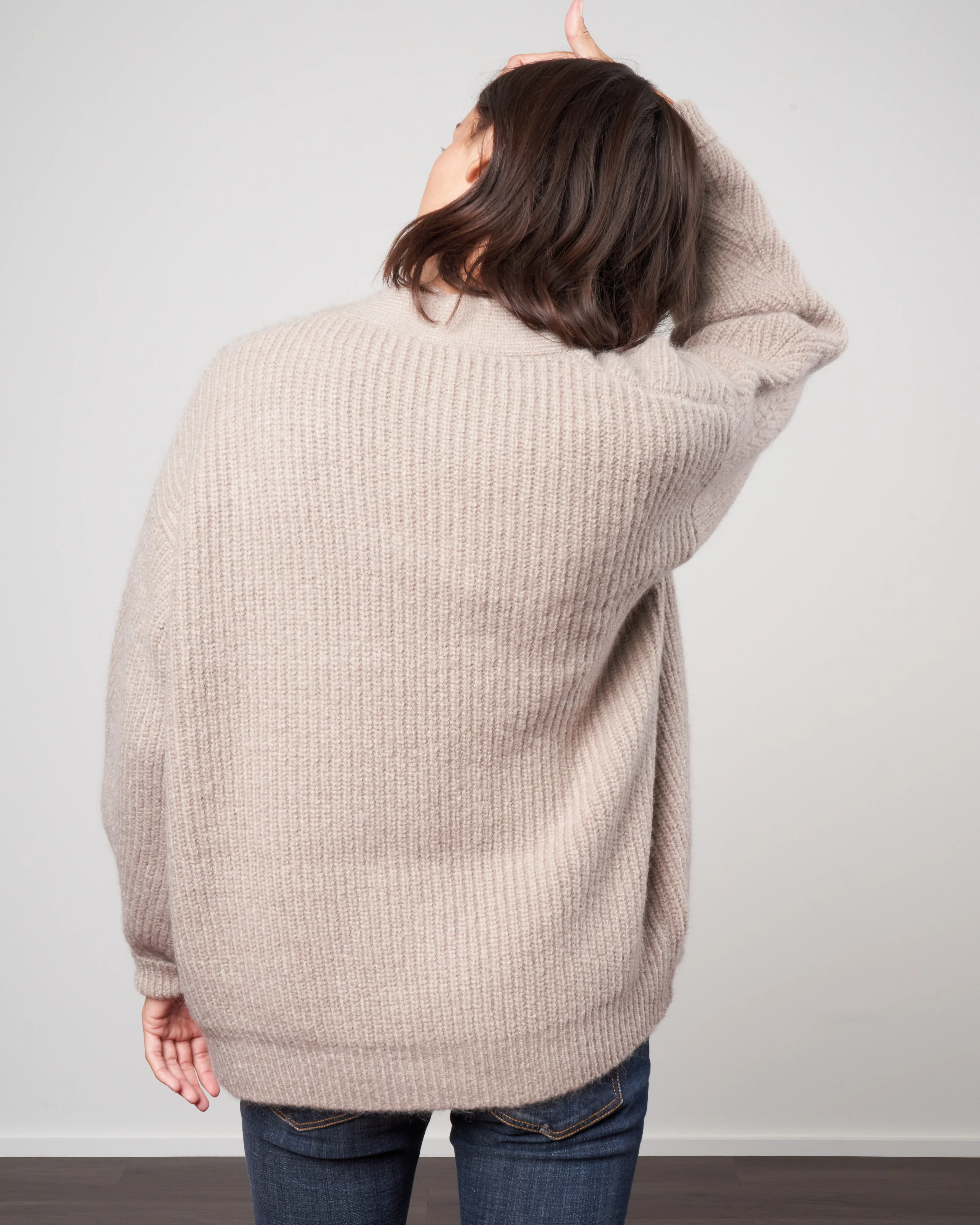 carol sweater - sand - Image 4