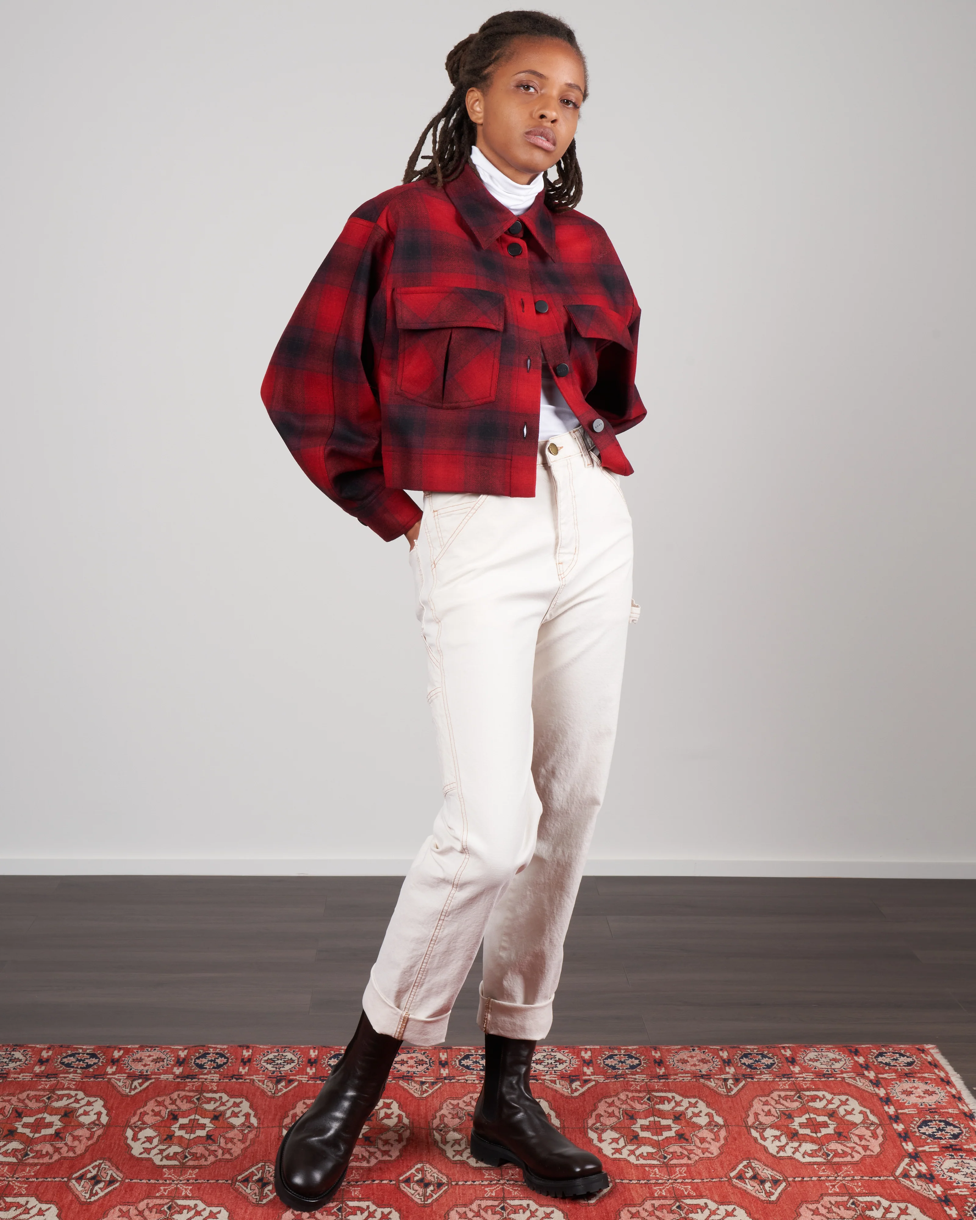 martina jacket - flannel check - Image 2