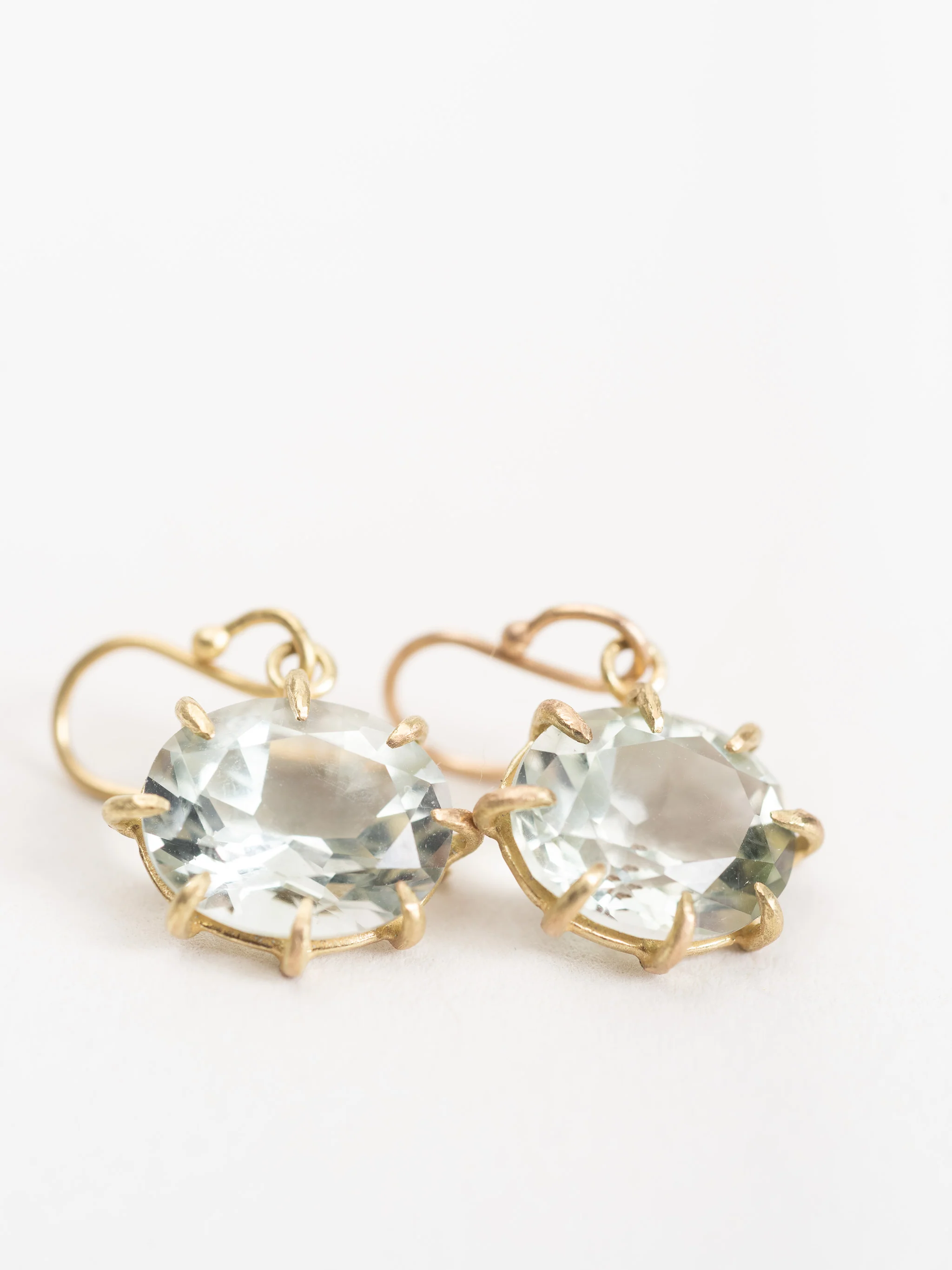 green amethyst earrings - Image 2
