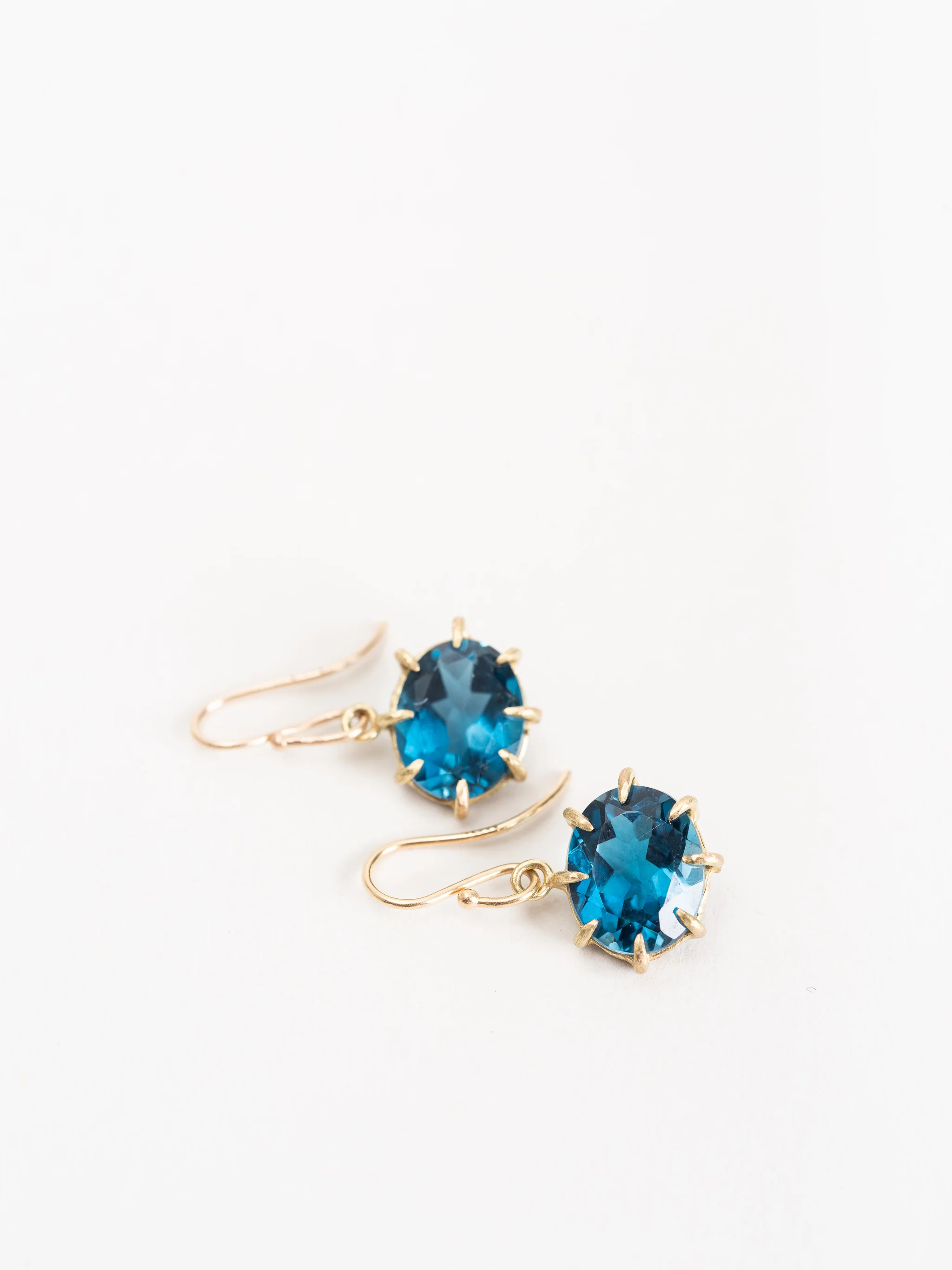 blue topaz earrings - Image 2