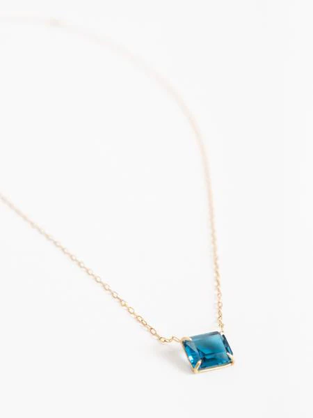 london blue topaz necklace - Image 2