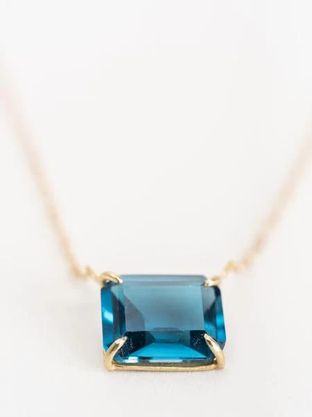 london blue topaz necklace - Image 3