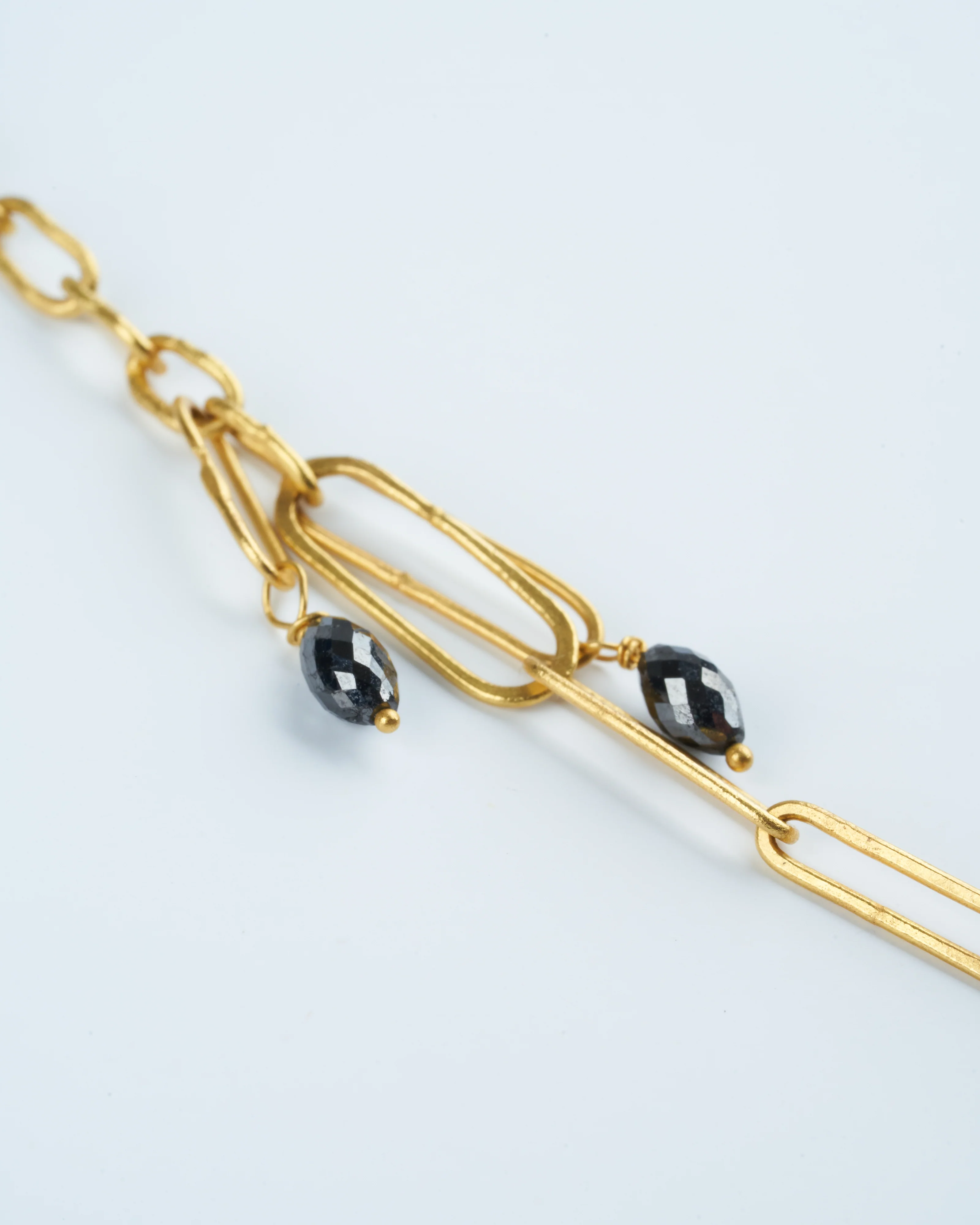 22k gold handmade link chain - gold - Image 3