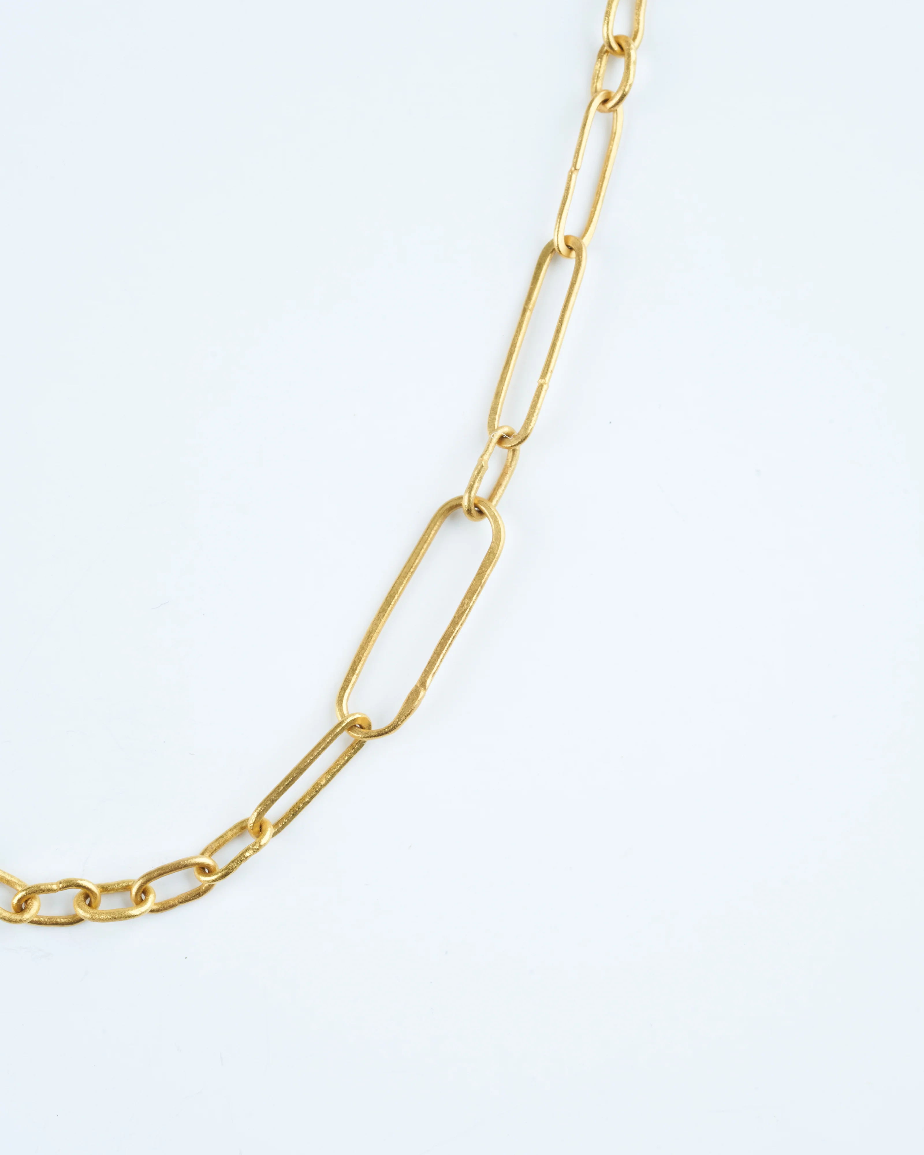 22k gold handmade link chain - gold - Image 4