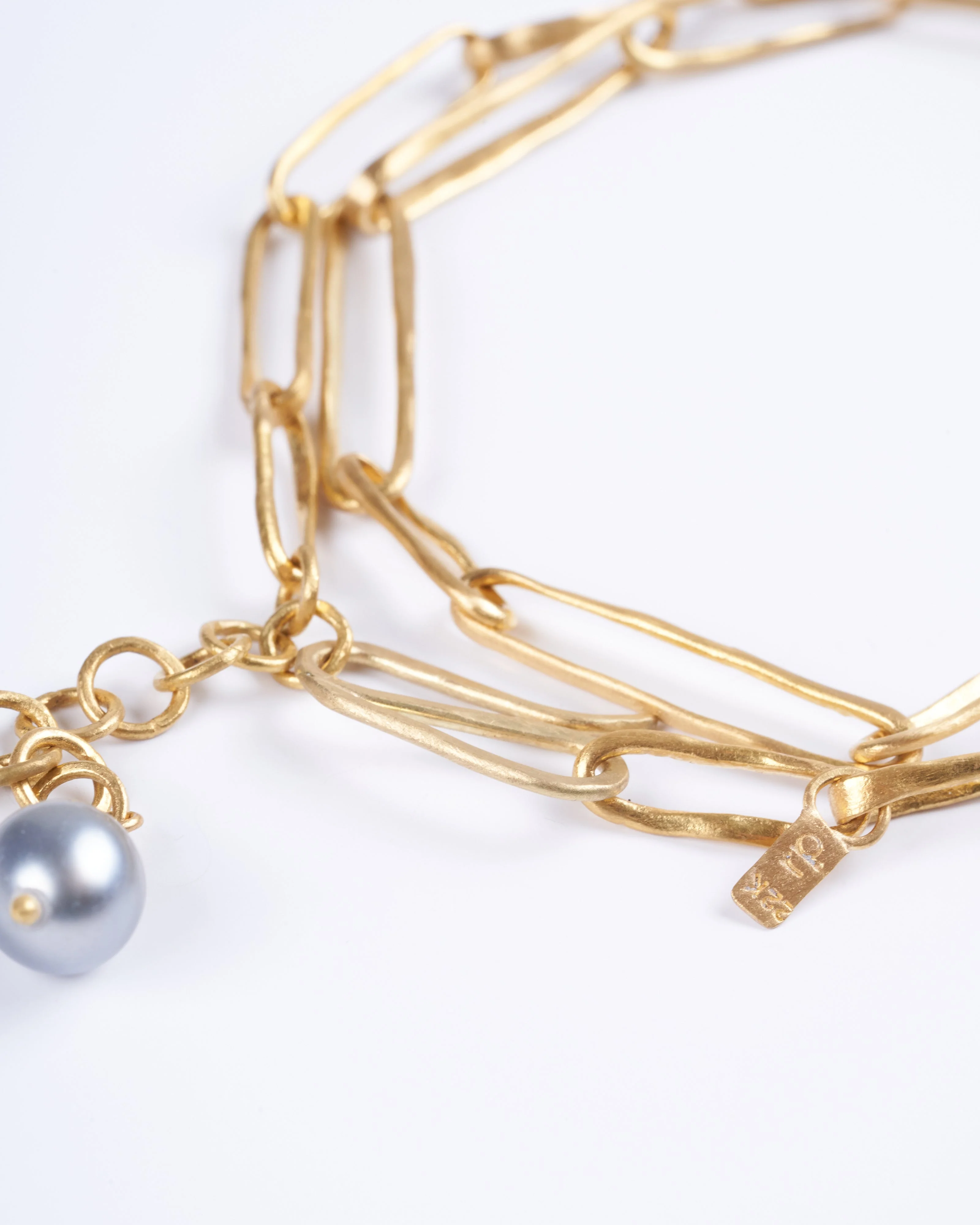 heavy box link chain bracelet - Image 2