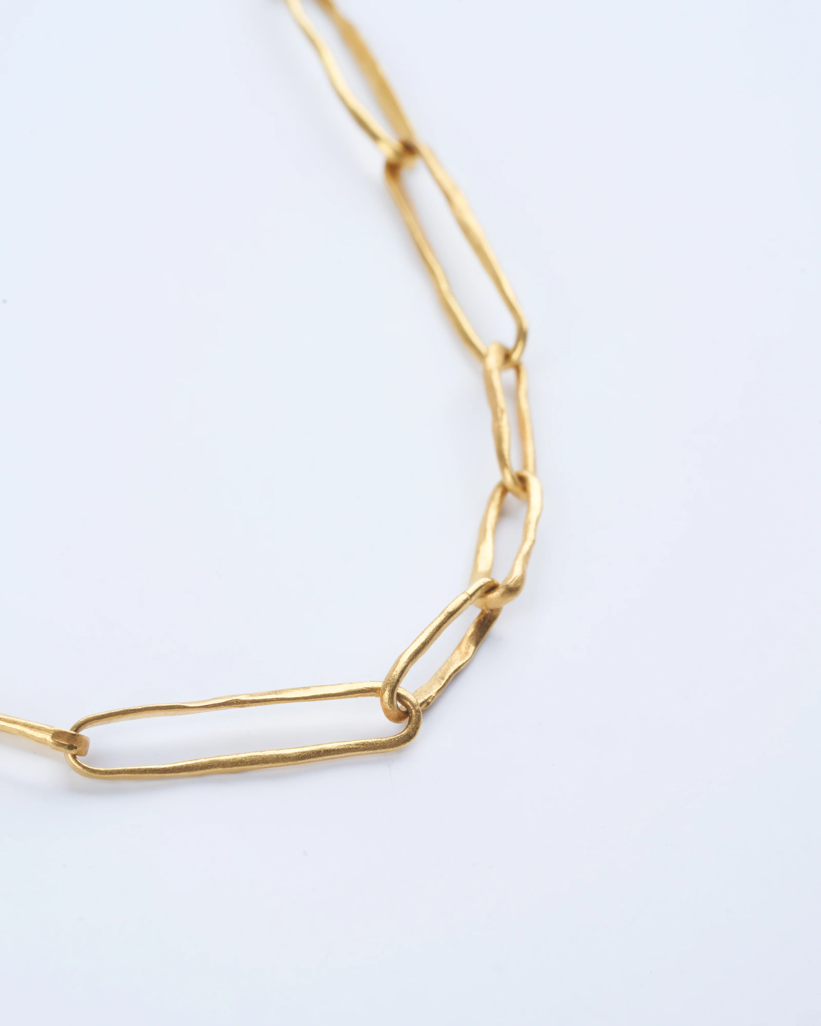 gold heavy box link chain- gold/ pearl - Image 3