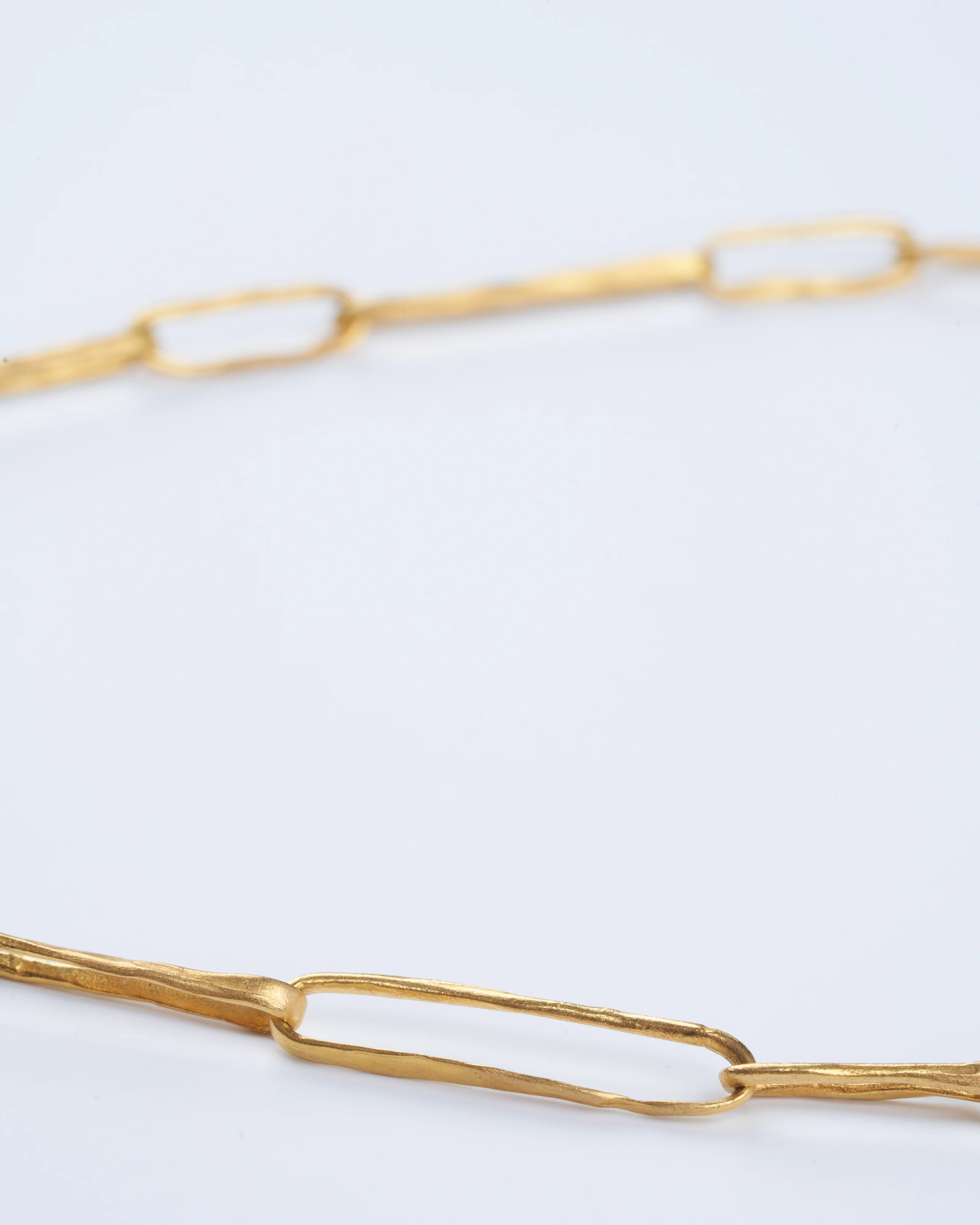 gold heavy box link chain- gold/ pearl - Image 4