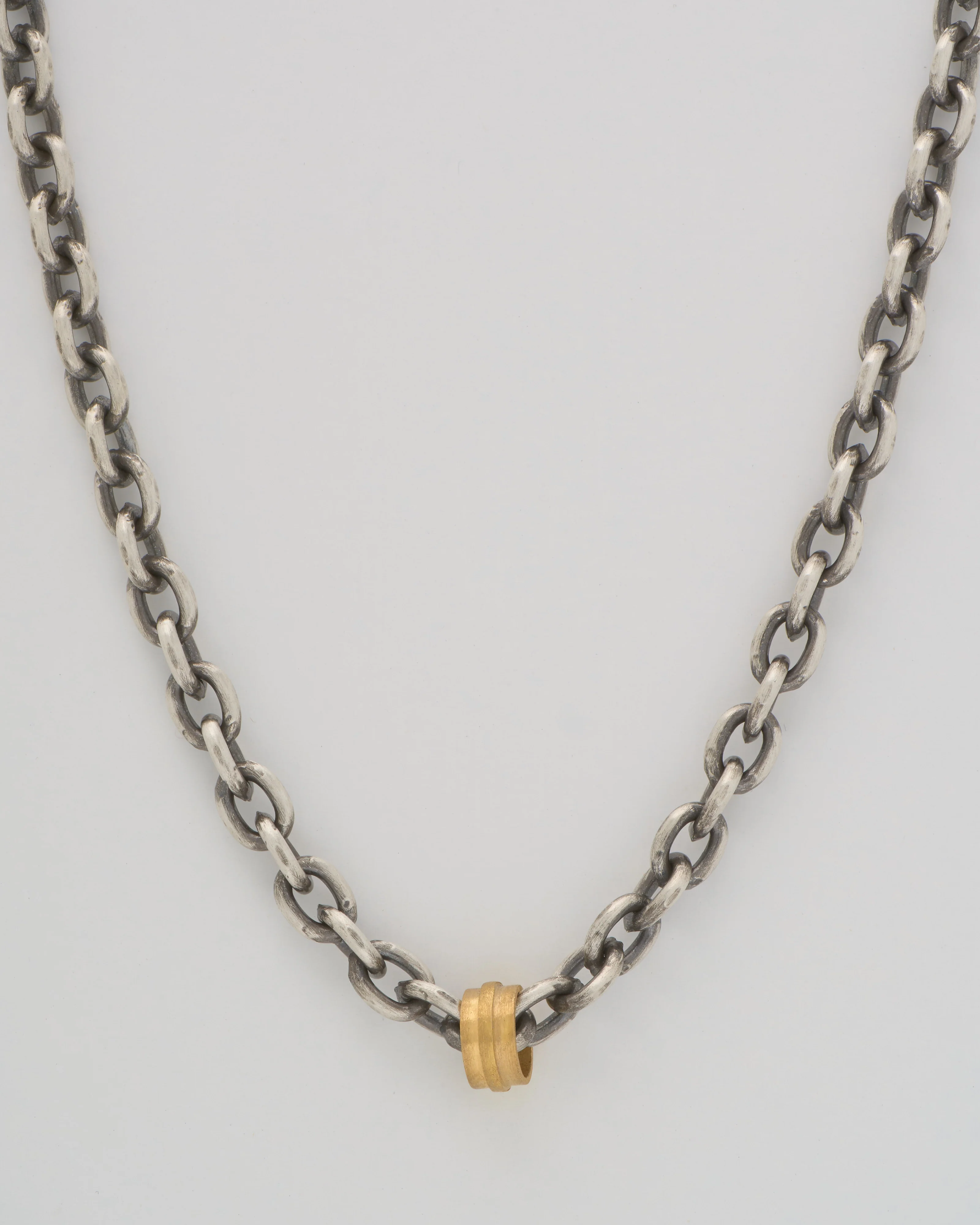 4mm wide gold bead - Image 2