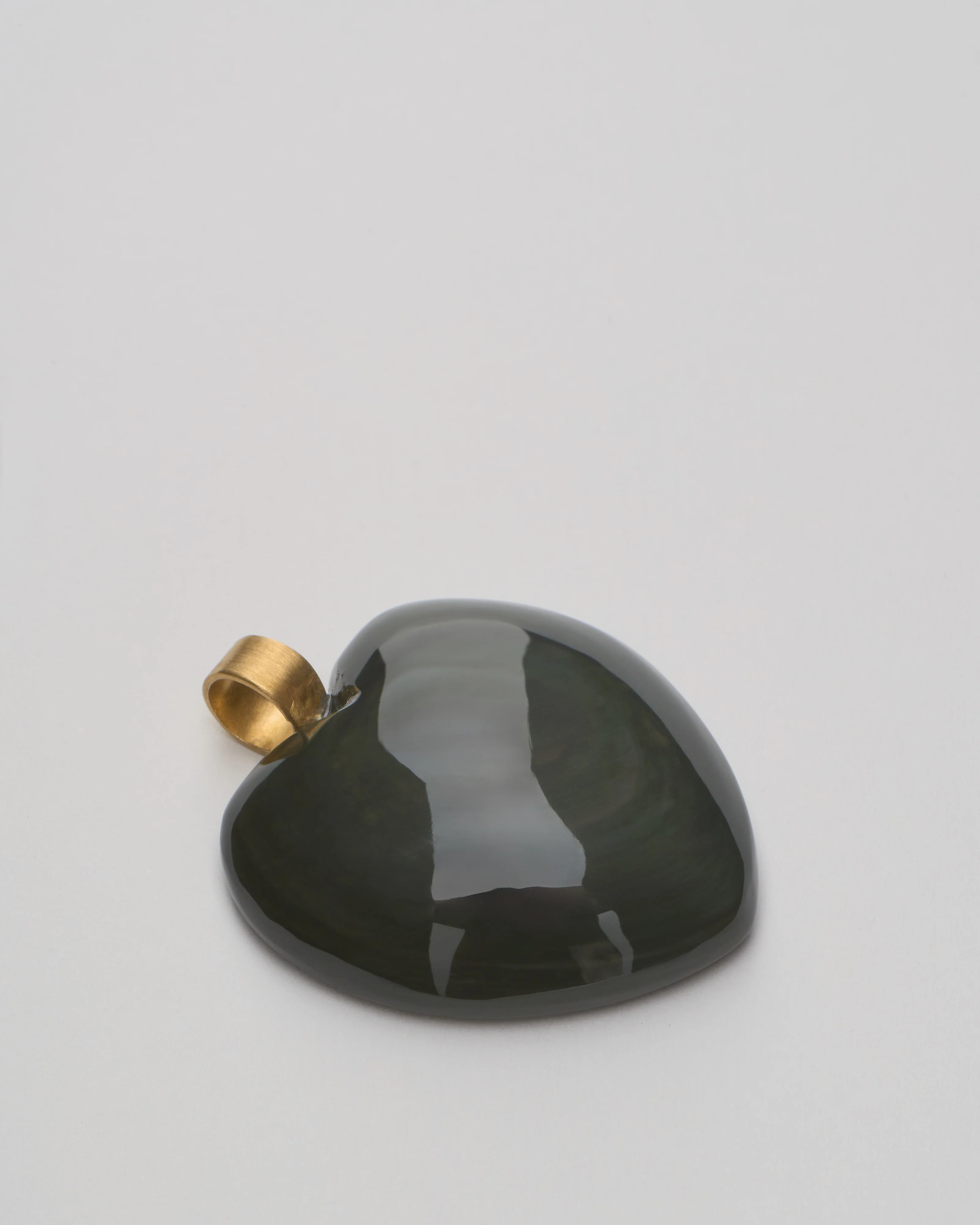 agate heart pendant - Image 3