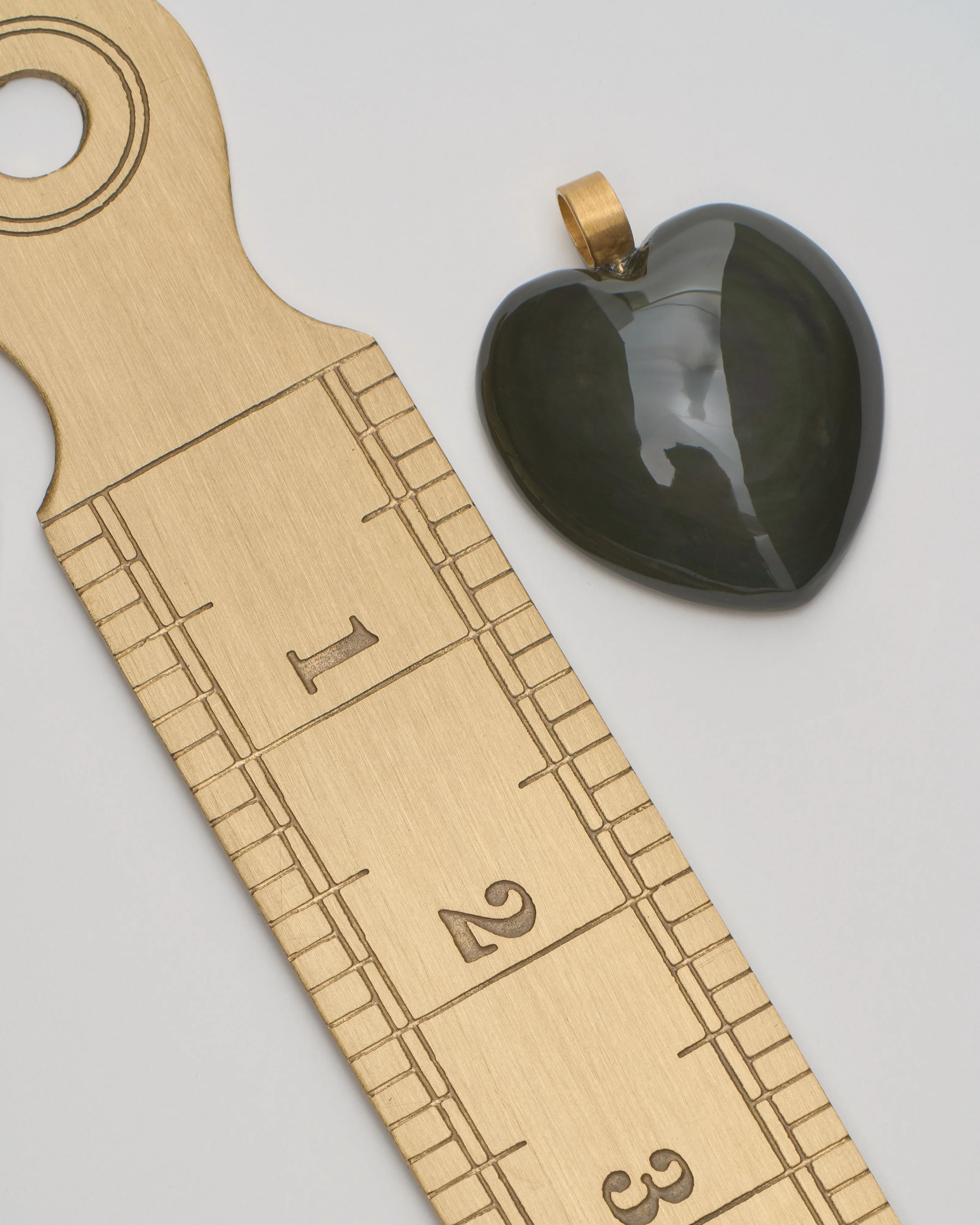 agate heart pendant - Image 5