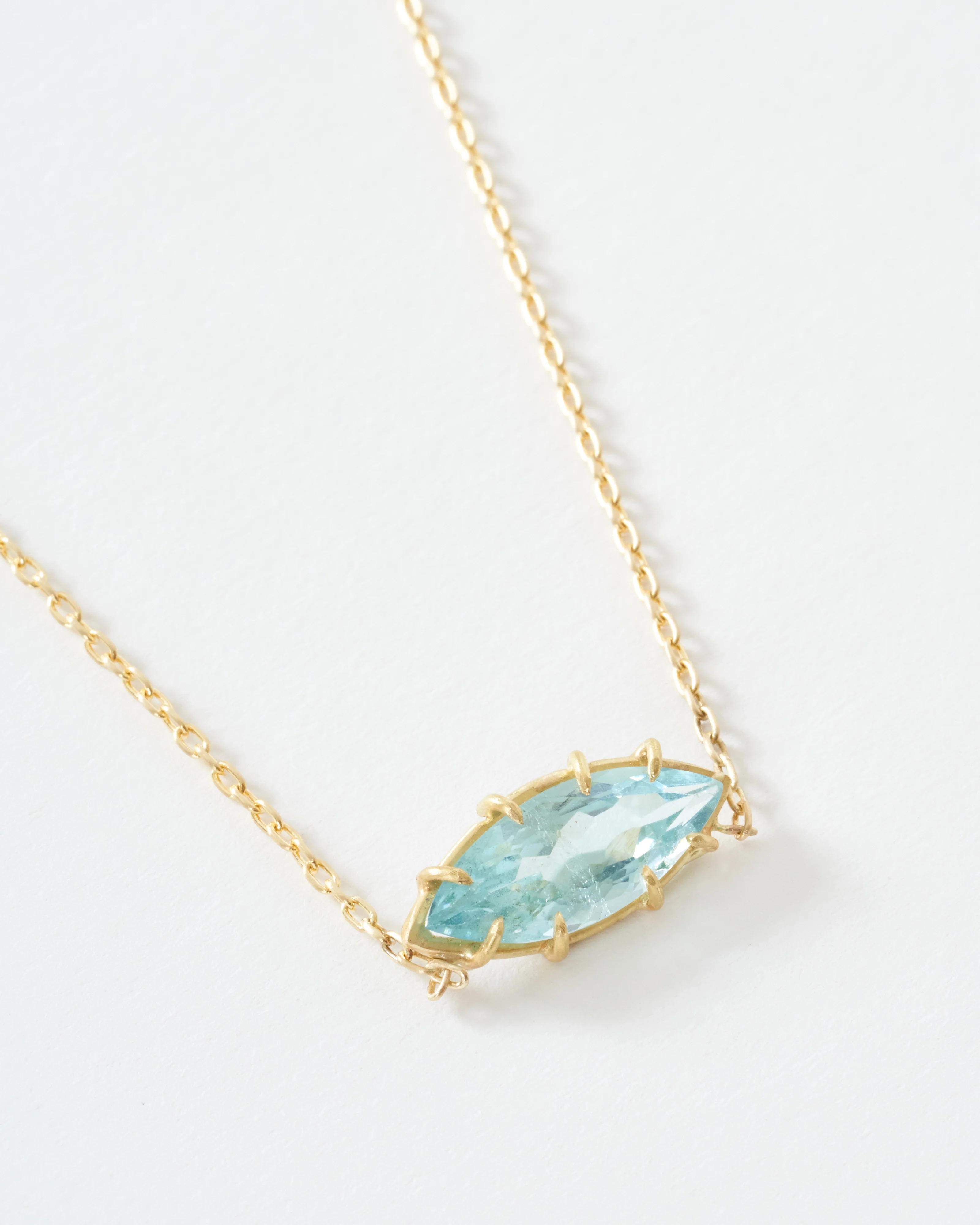 aquamarine 3rd eye necklace - Image 4