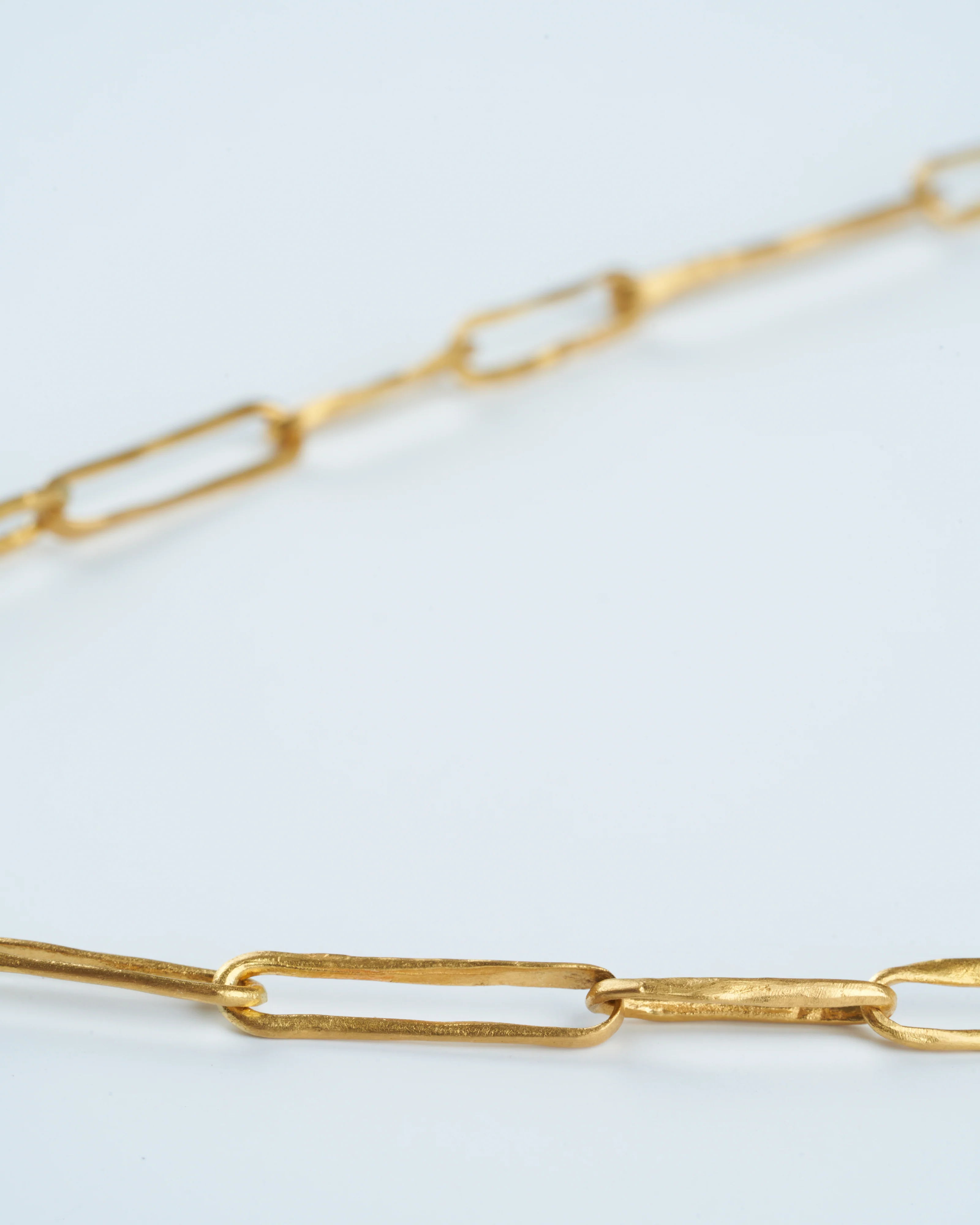 aquamarine bar pendant necklace - aquamarine / gold - Image 3