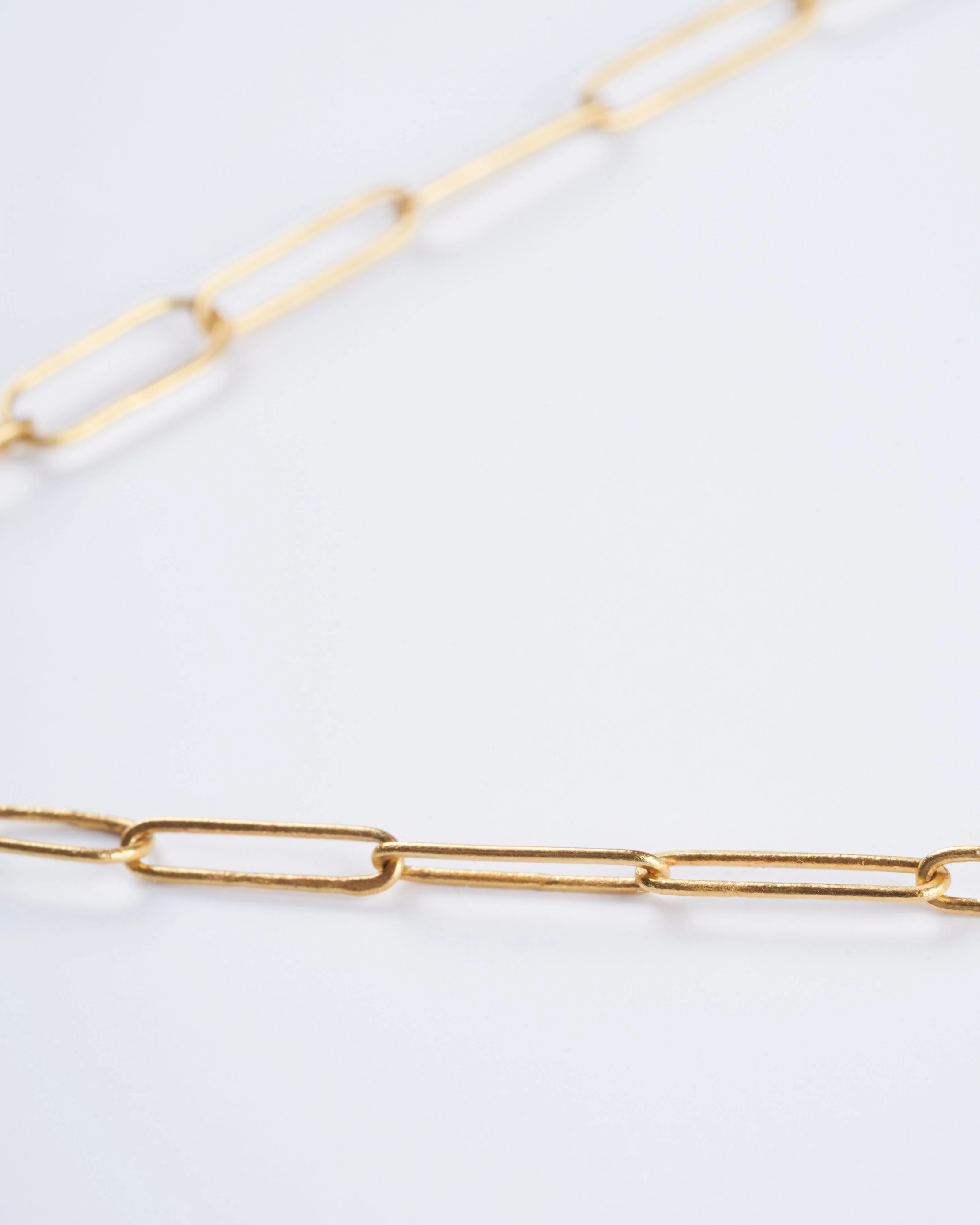 beryl faceted oval gemstone necklace - blue/ gold - Image 4