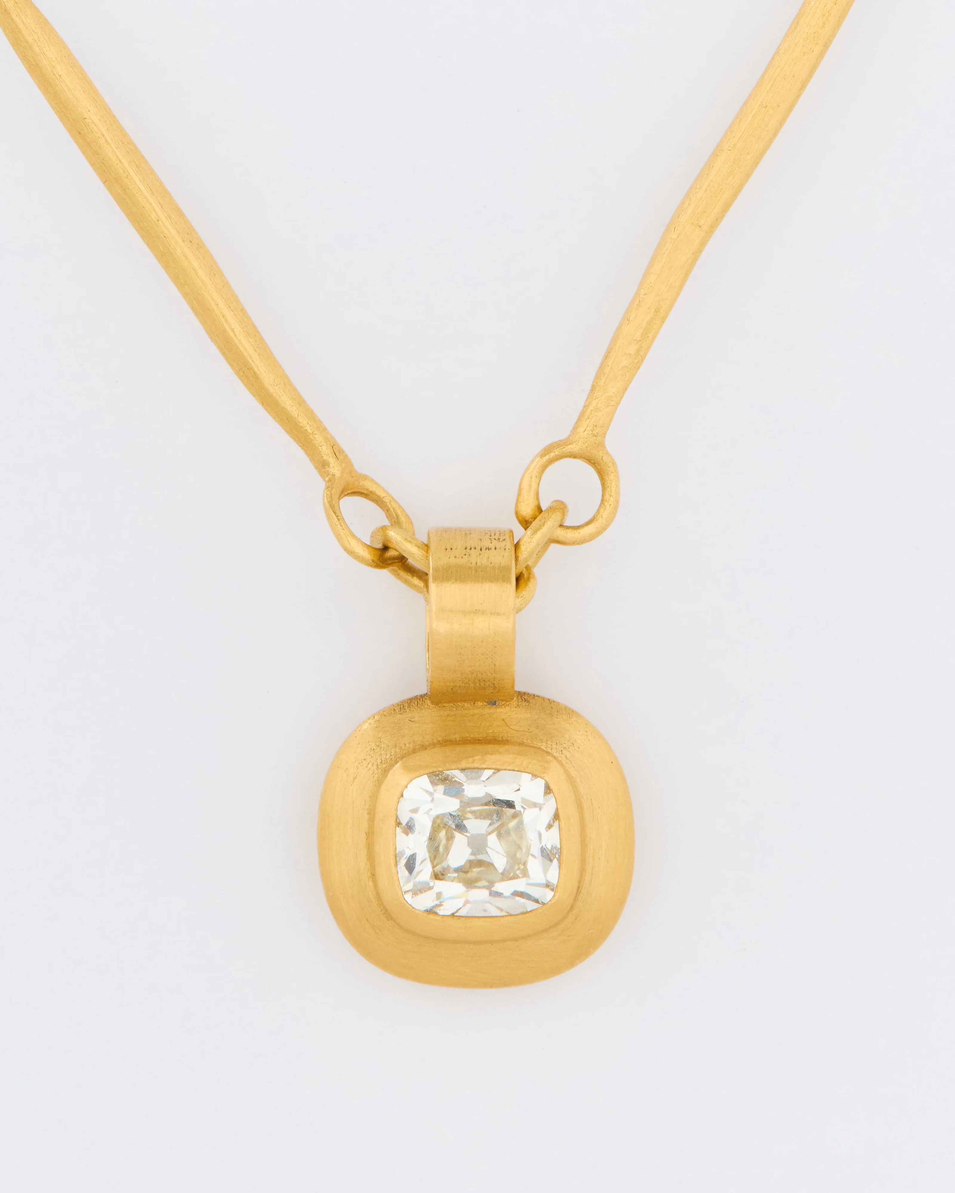 diamond greek inspired pendant - Image 2