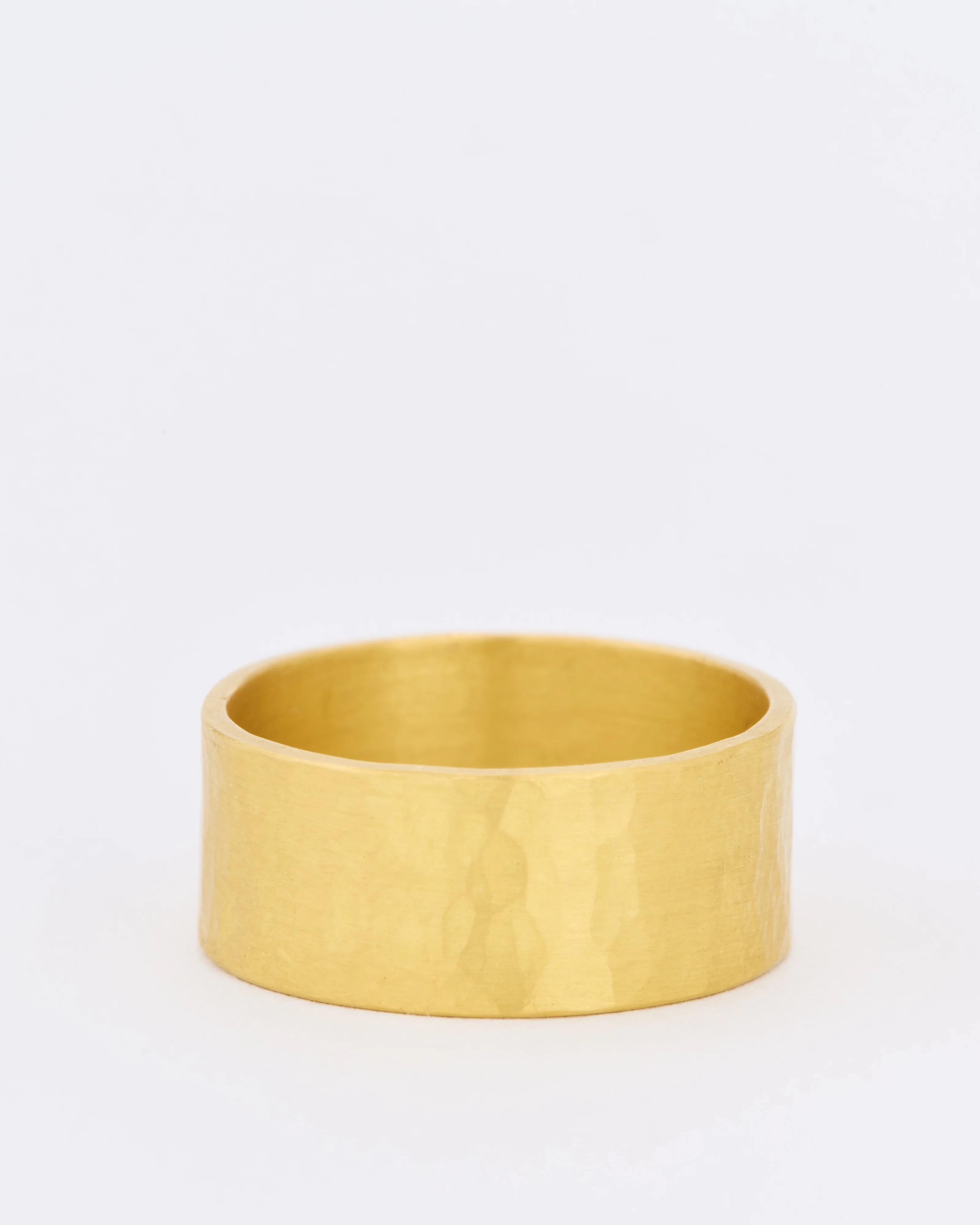 hammered 8mm wide band