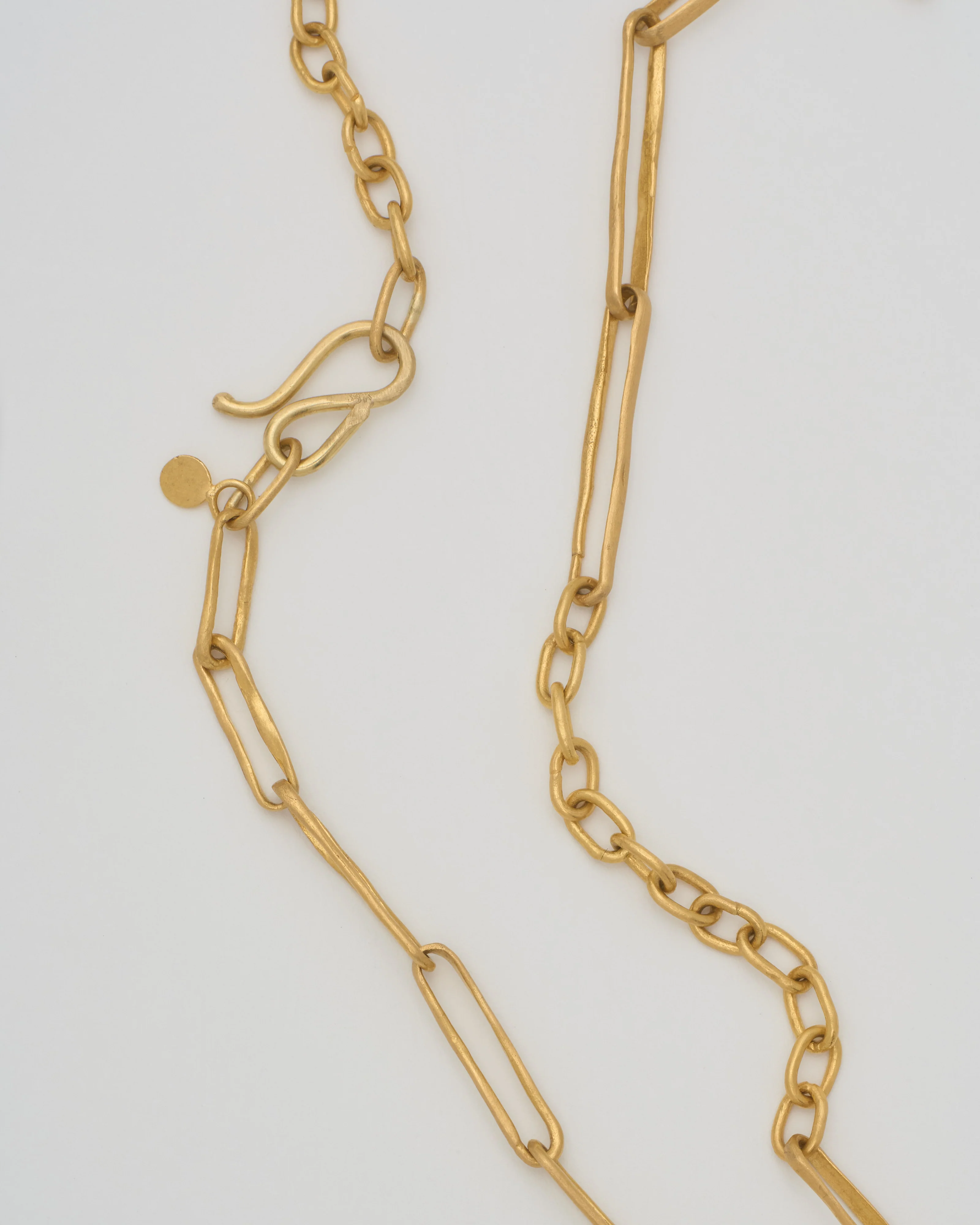 heavy mixed link chain necklace - Image 3
