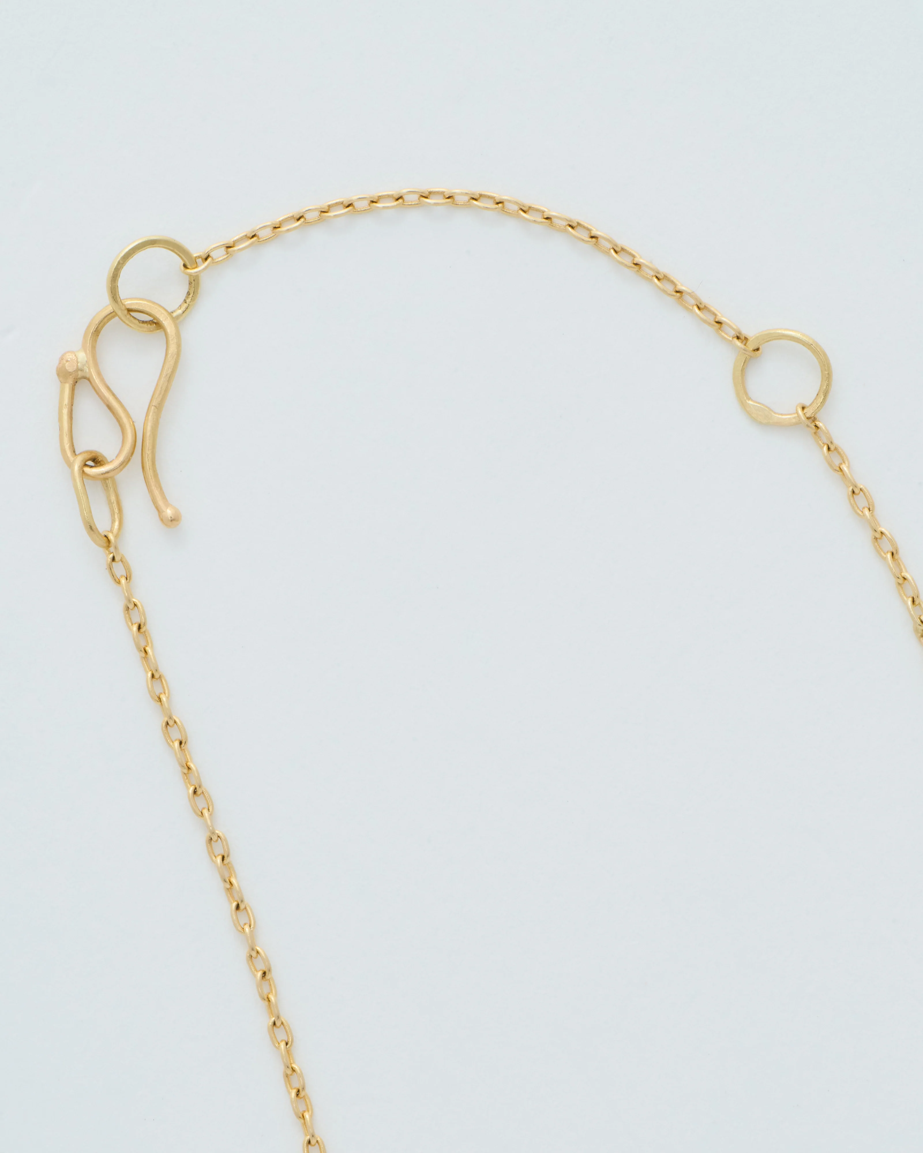 morganite navette chain necklace - Image 4